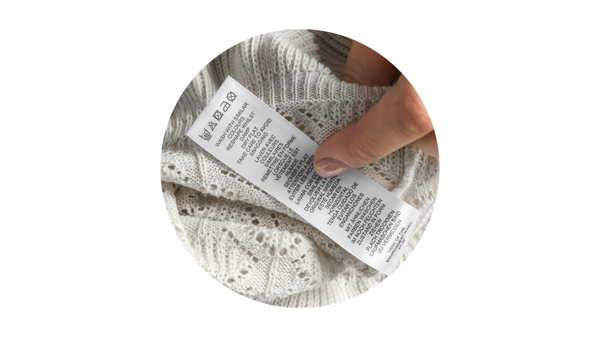 11. Leer las etiquetas de ropa