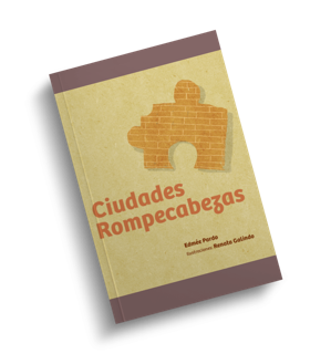 Portada de Ciudades rompecabezas, álbum ilustrado de Edmée Pardo.