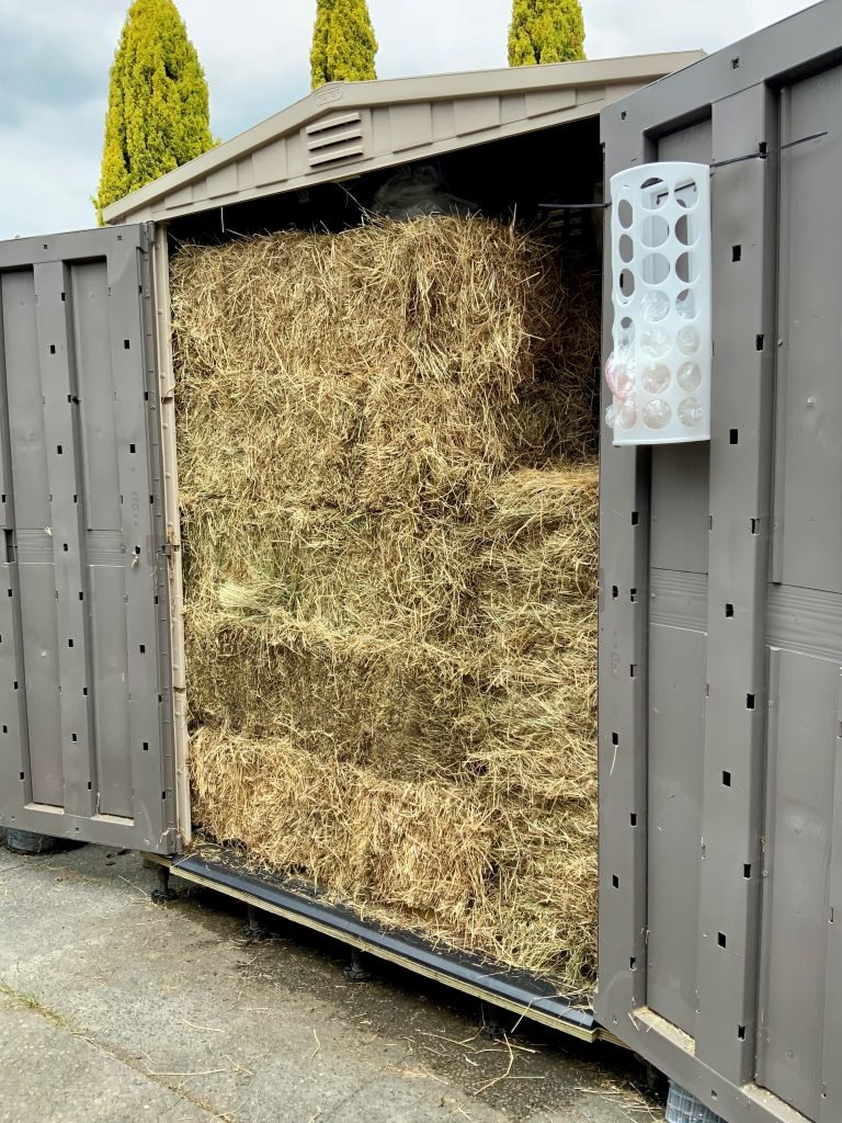 Westley's World has two dedicated hay sheds ... 