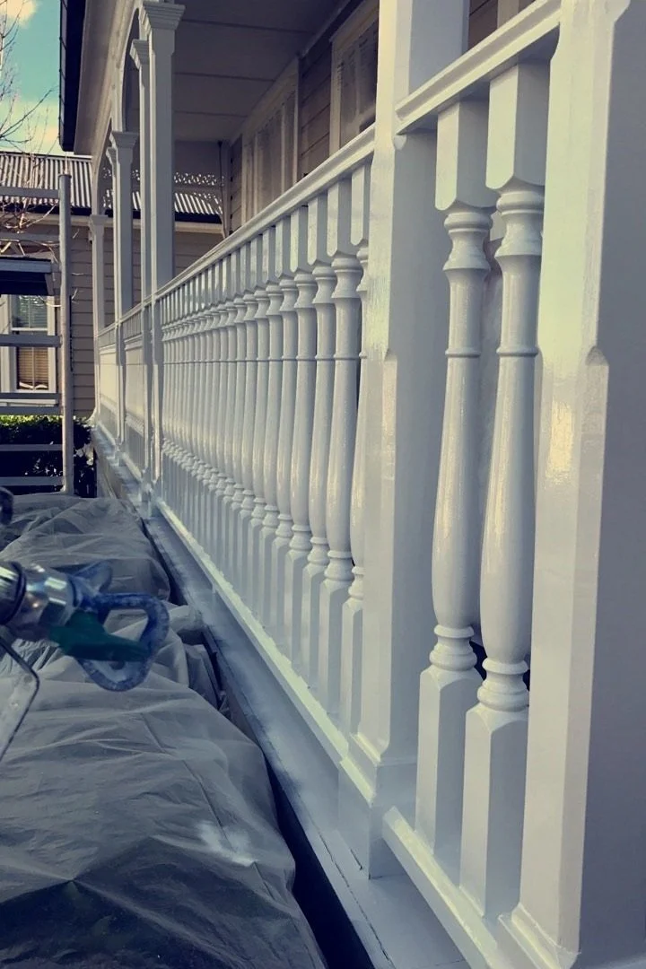 Mighty Painters Project: Exterior Balustrade