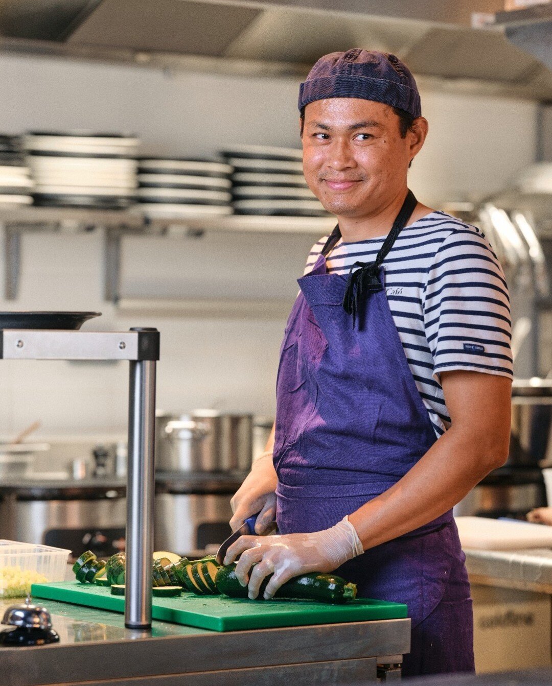 🧑🏽‍🍳 Mong, chef at our Charles Michels restaurant, has been working in the Breizh Café kitchens for several years.

🍳 Perhaps you've already come across him in our restaurants? Before