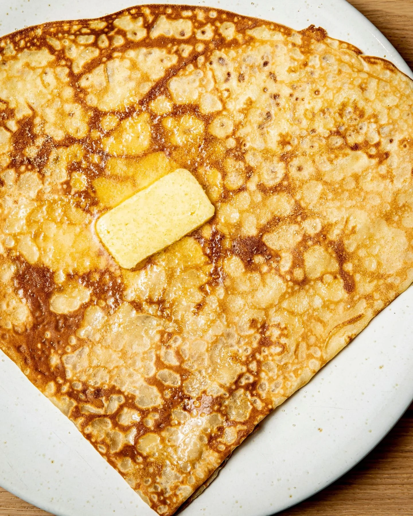 🍴Cr&ecirc;pe beurre sucre @maisonbordier_, une recette classique et gourmande, disponible dans tous nos restaurants !