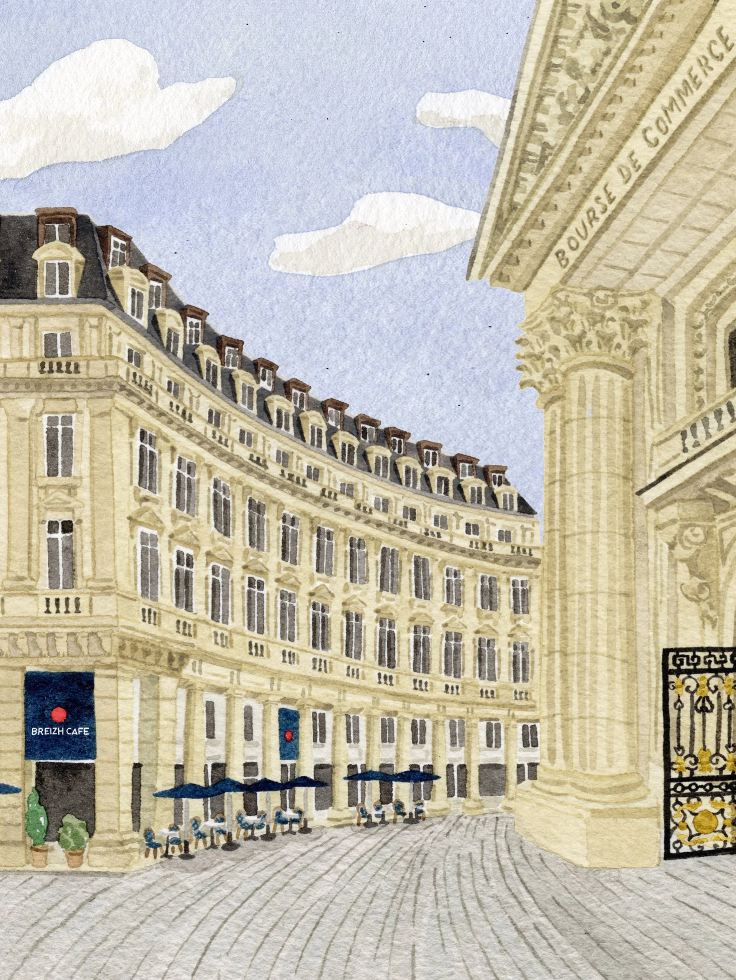 Face &agrave; la Bourse de Commerce &mdash; Pinault Collection, l&rsquo;exp&eacute;rience culturelle se prolonge &agrave; la table de Breizh Caf&eacute;.

&Agrave; deux pas de la Seine, du Louvre et des Halles, la Maison Breizh Caf&eacute; c&eacute;l
