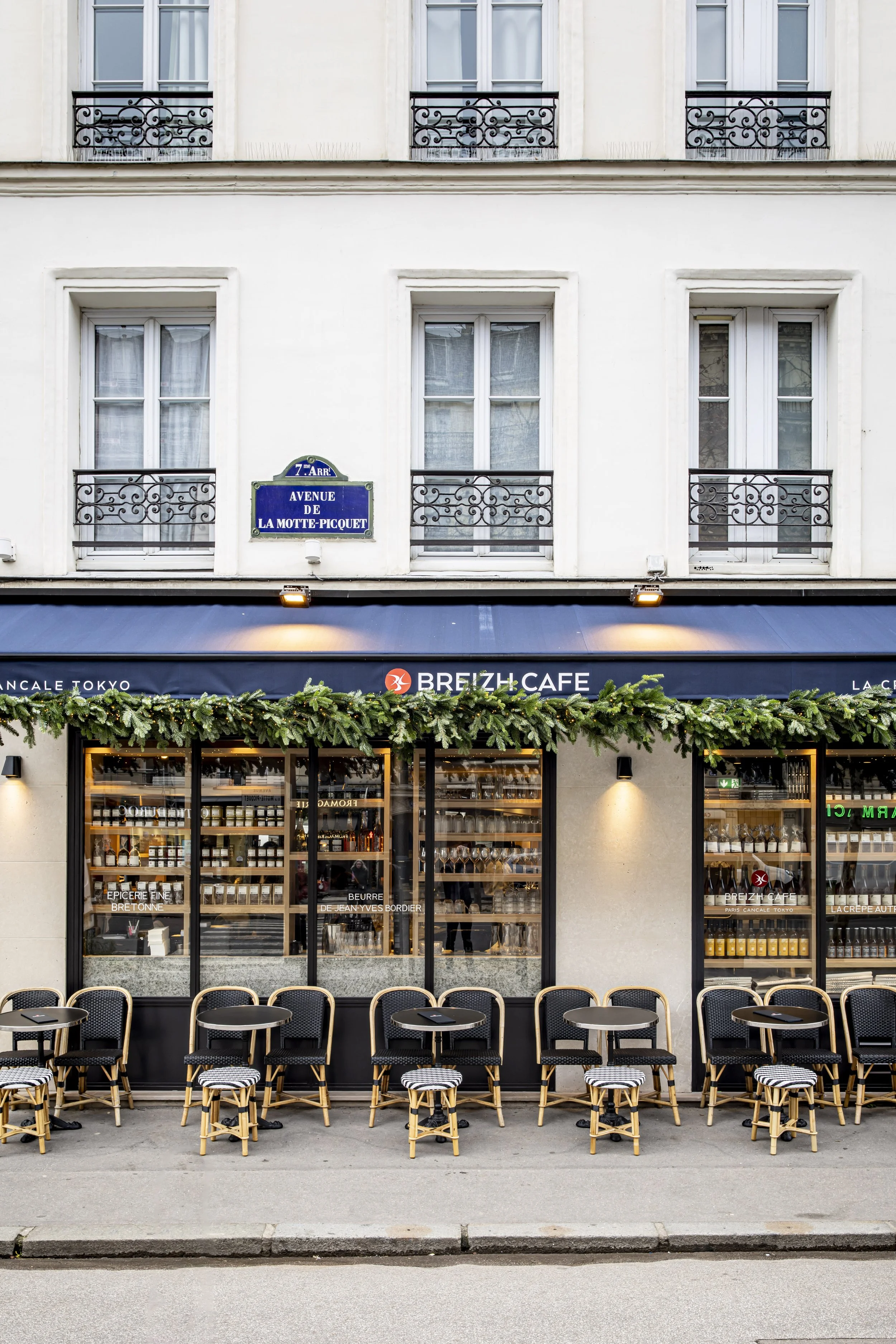 Breizh Café, crêperie au coeur du 7ème arrondissement de Paris.