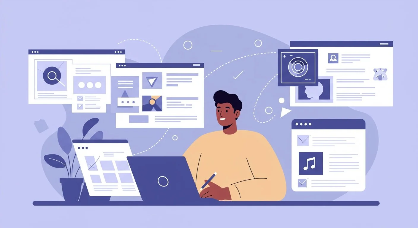 Illustration of a creative director evaluating an animation partner for consistency, scalability, and long-term collaboration.