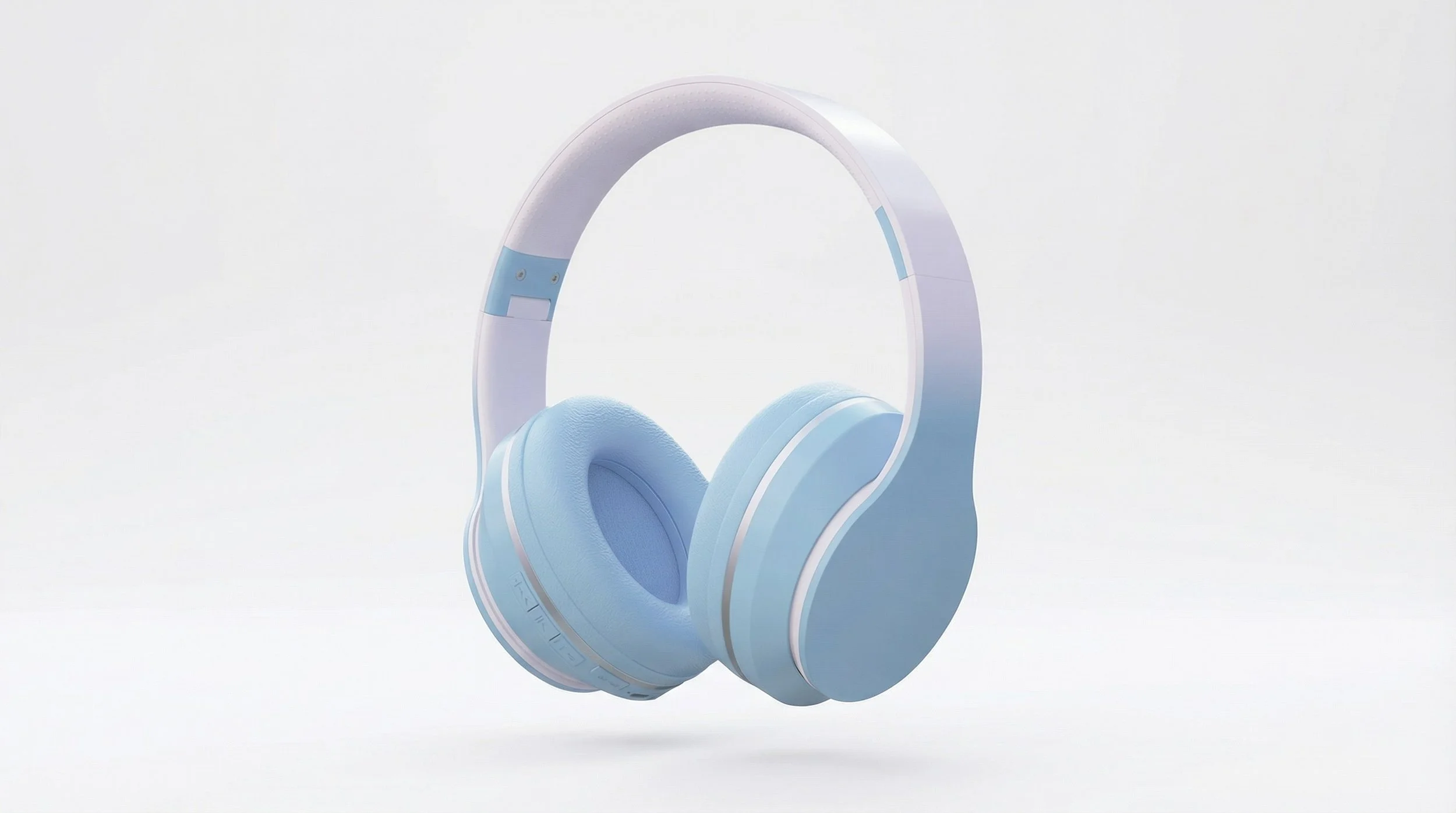 pastel 3d gaming headphone render studio