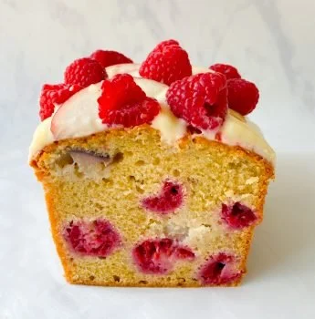 Peach &amp; Raspberry Loaf