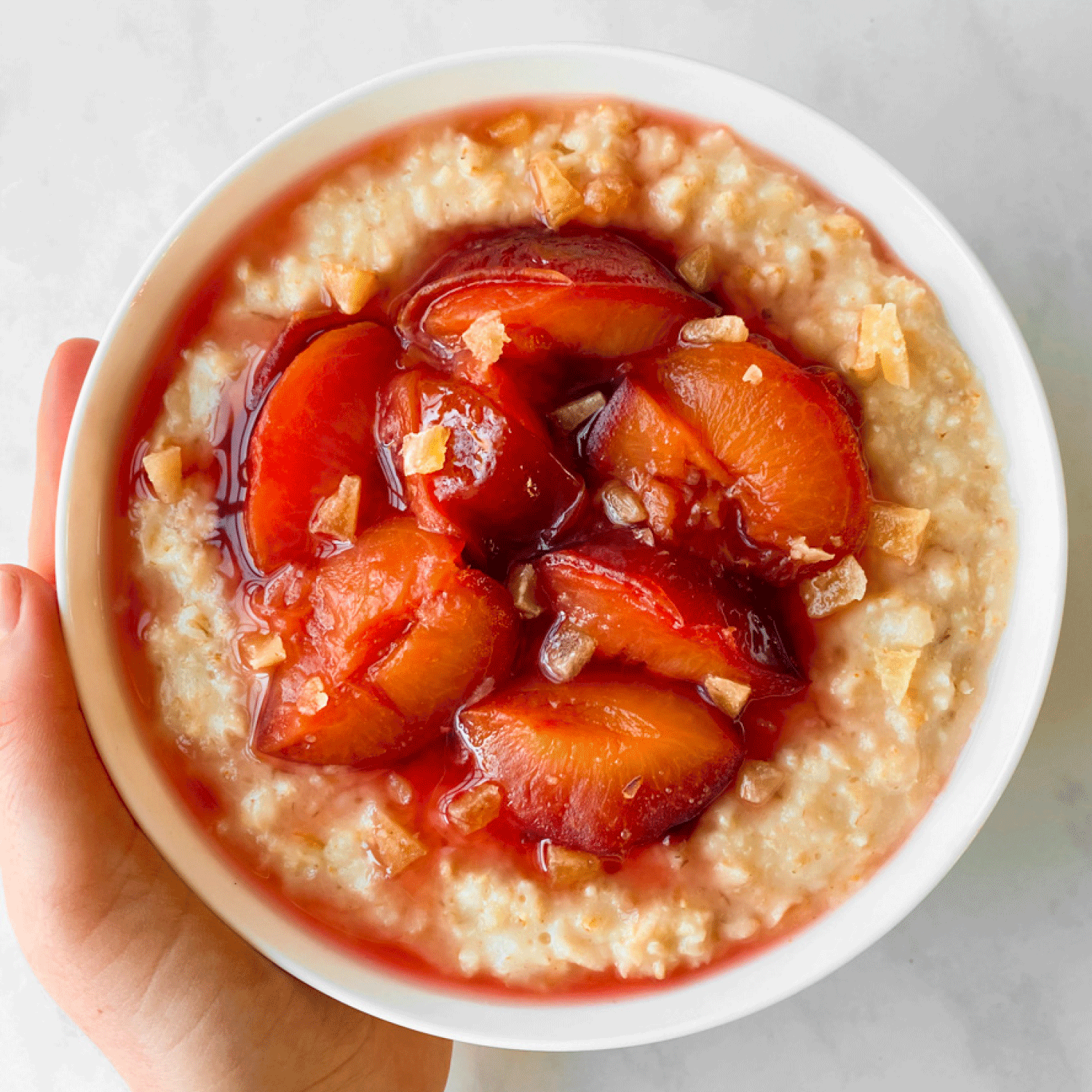 Plum &amp; Ginger Porridge