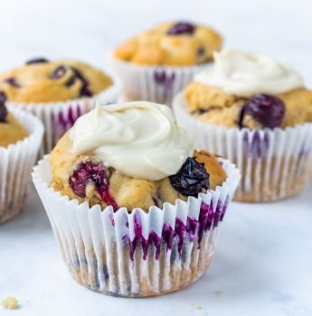 Lemon &amp; Blueberry Muffins
