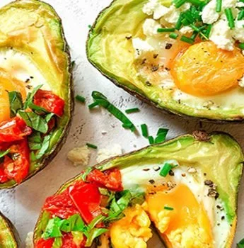 Baked Avocado Eggs