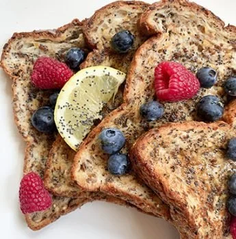 Lemon &amp; Poppy Seed Toast