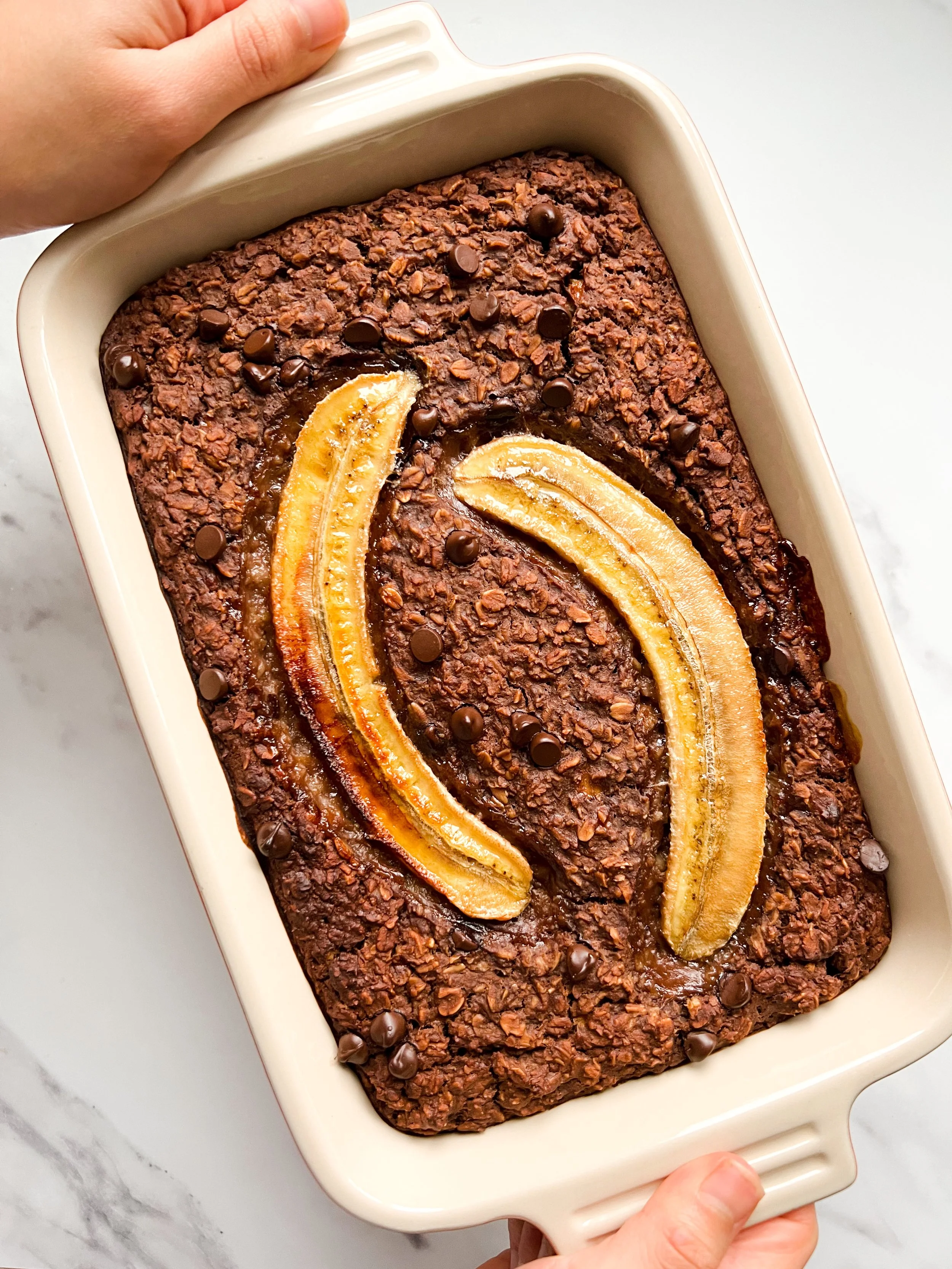 Chocolate &amp; Banana Oat Cake