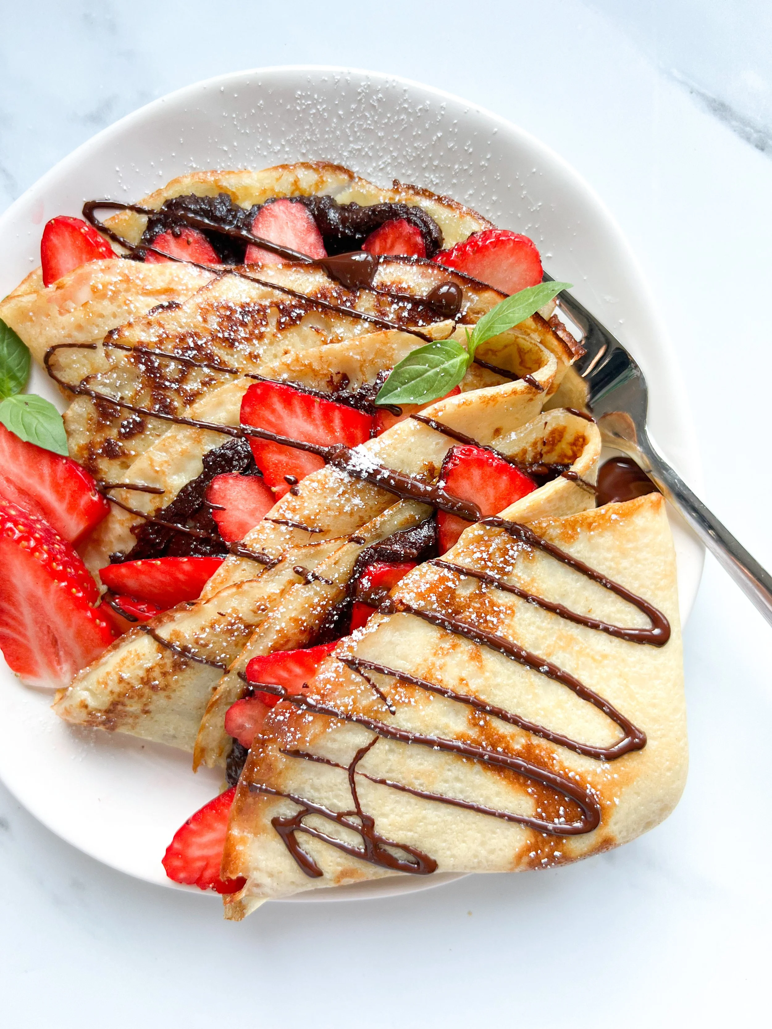 Strawberry Chocolate Crêpes