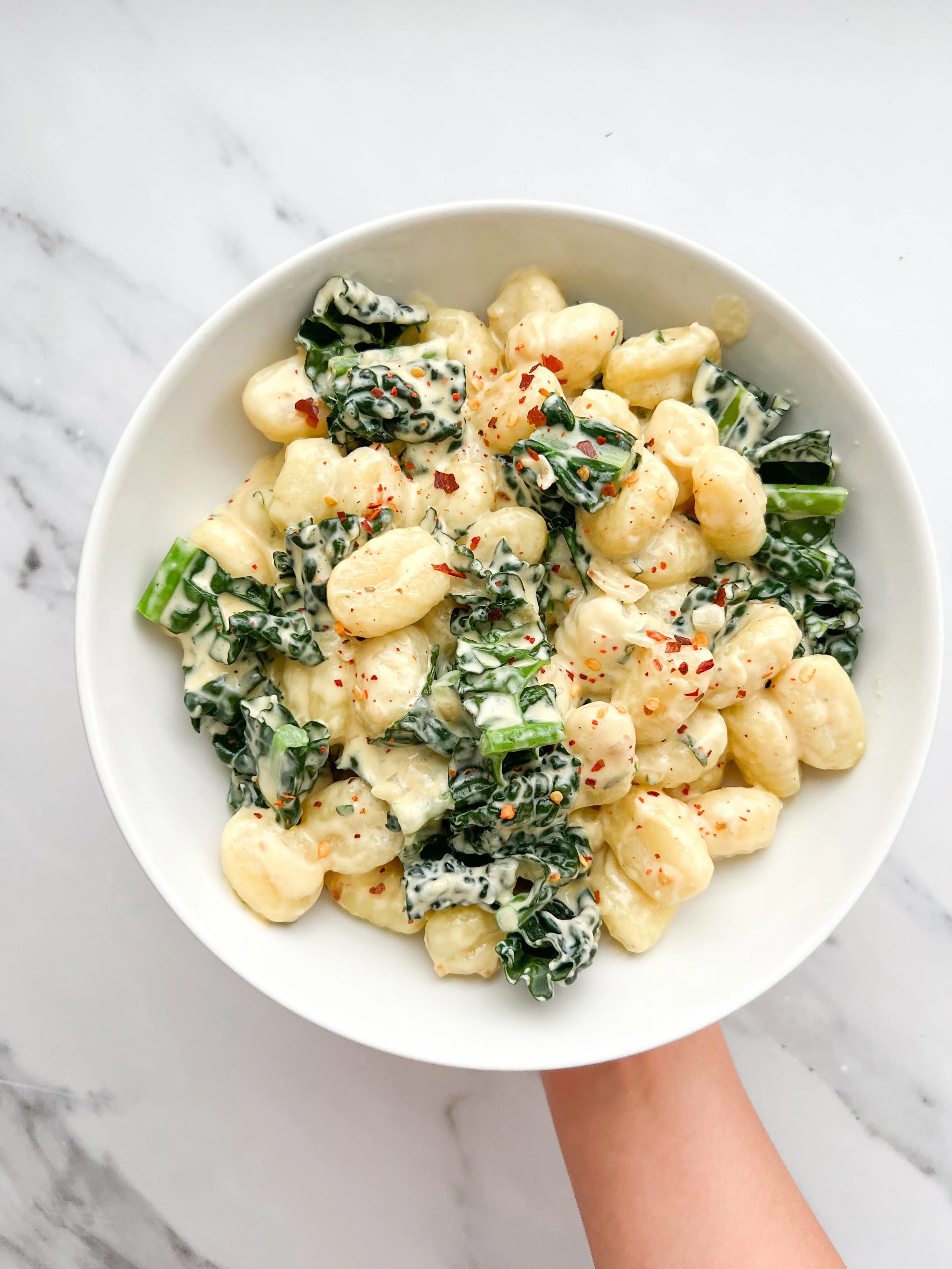 Creamy Garlic Gnocchi