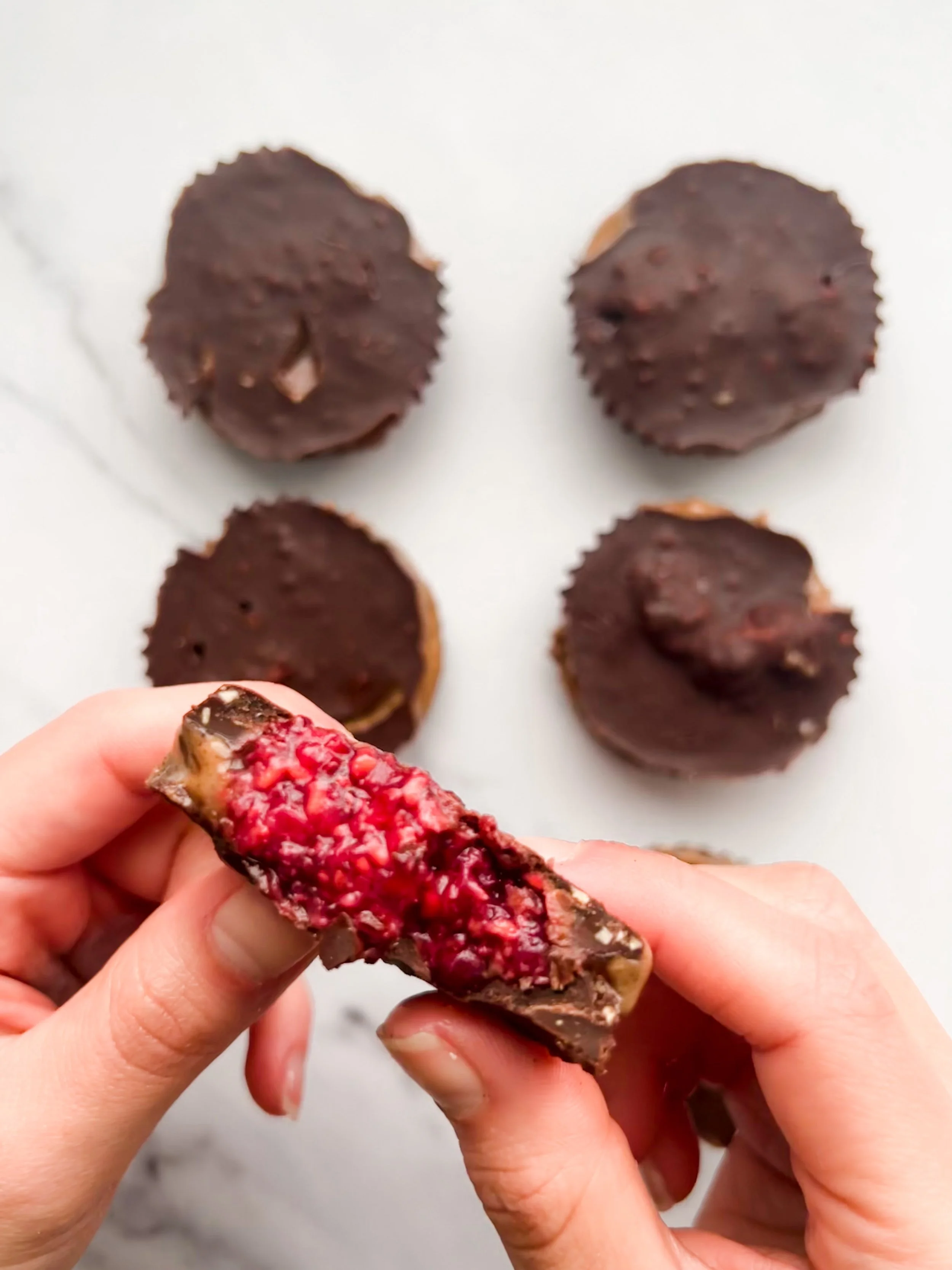 Chocolate &amp; Raspberry Cups