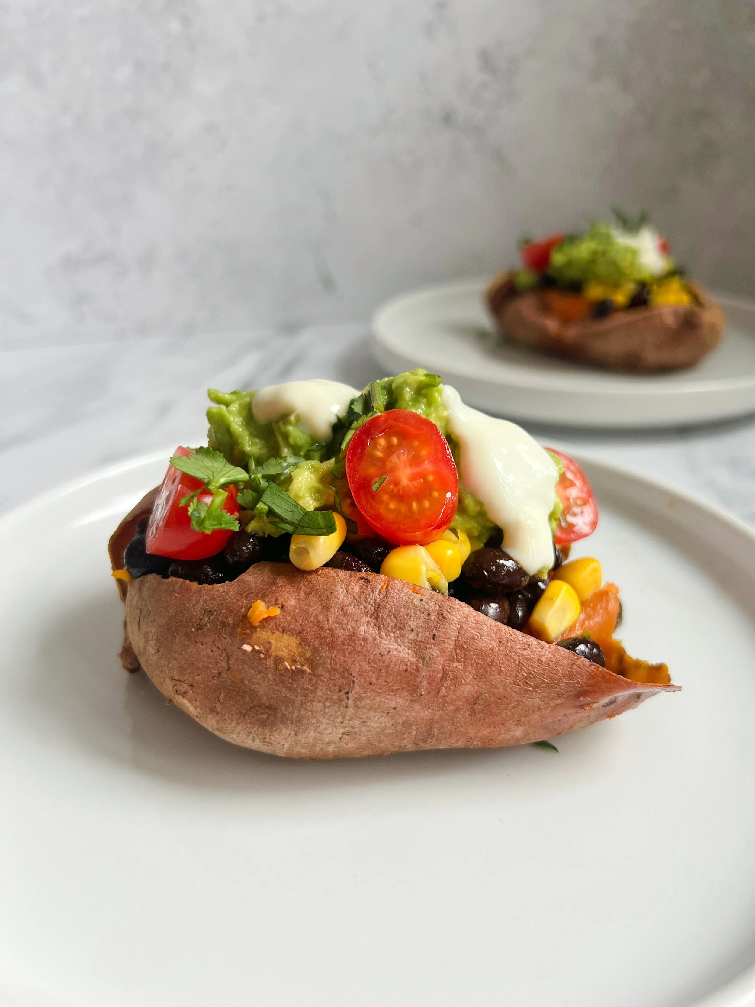 Mexican Stuffed Sweet Potato