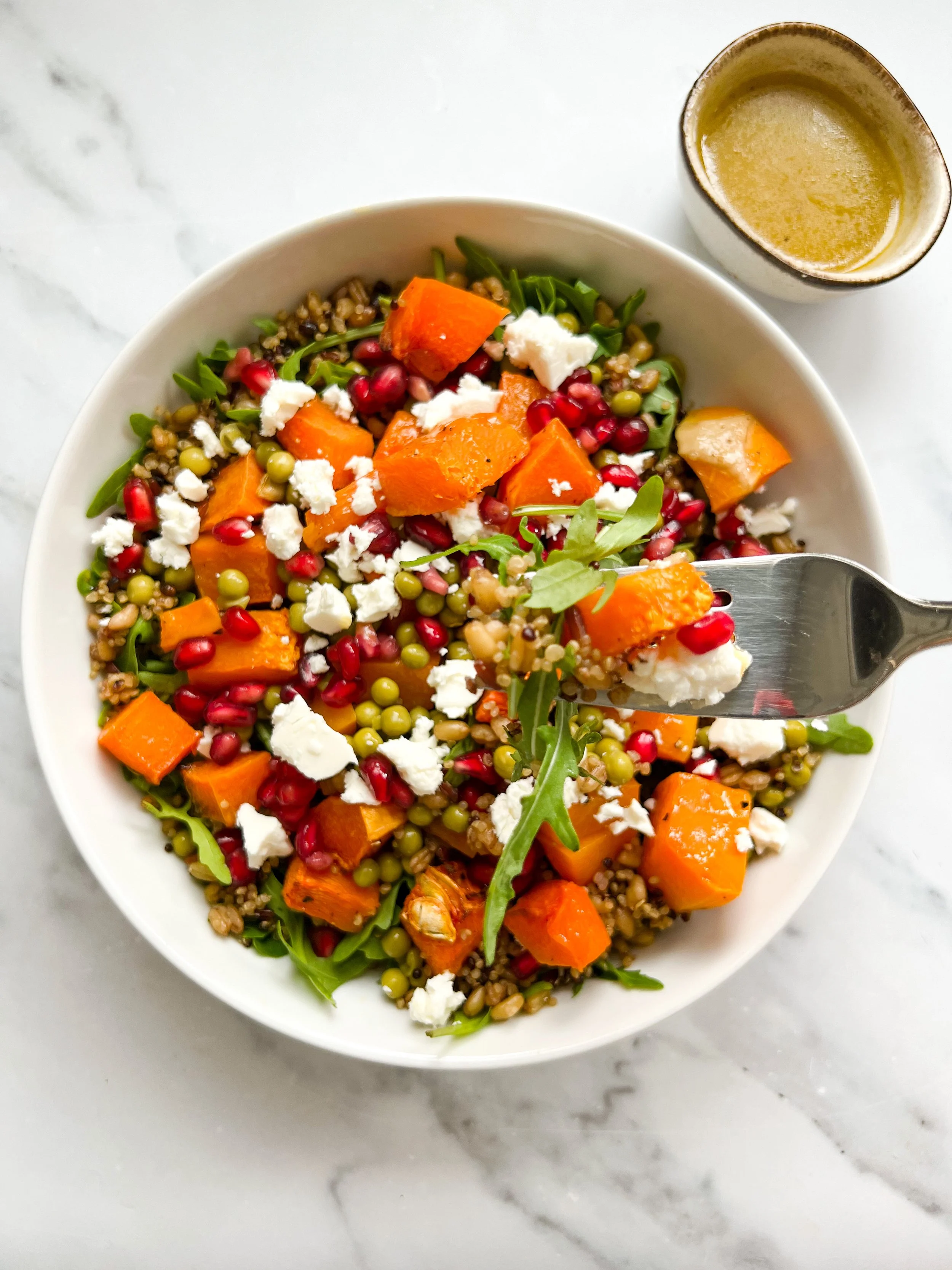 Rainbow Grains Salad 