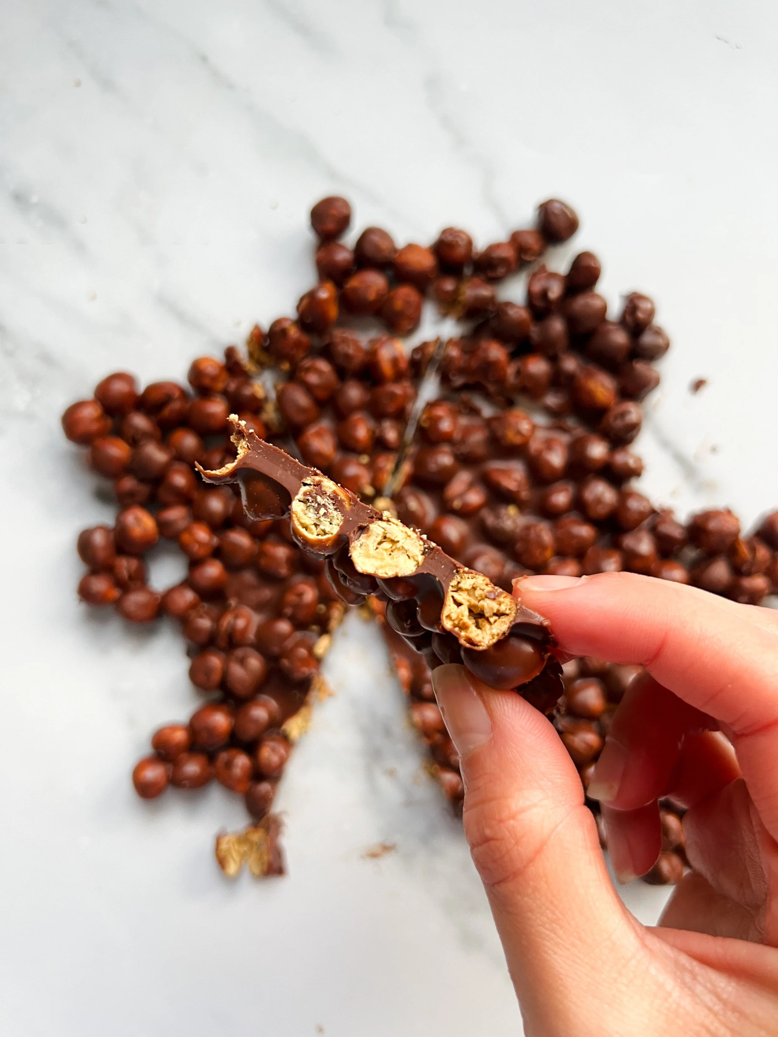 Chickpea Chocolate Bark