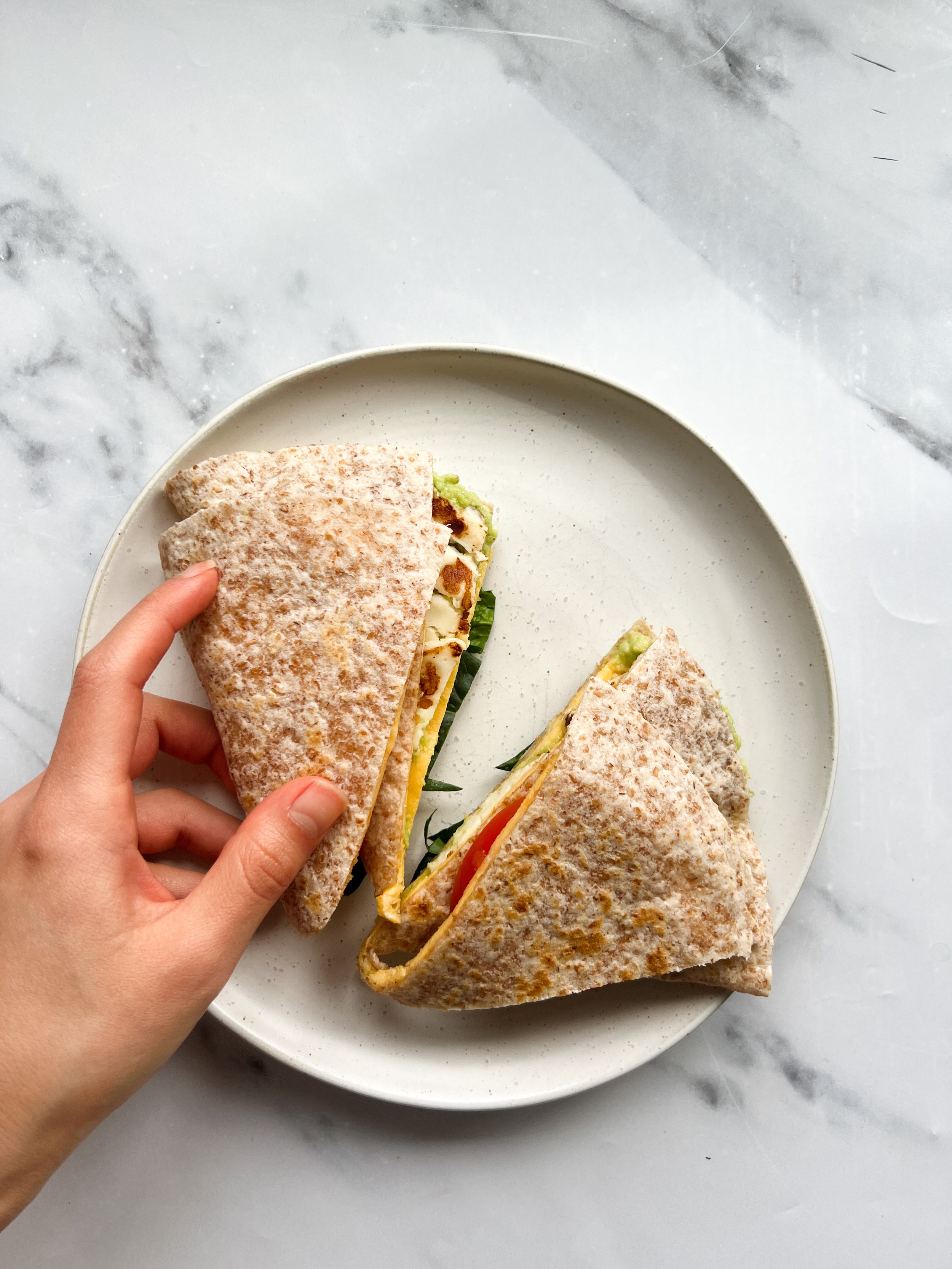 Halloumi Breakfast Wrap