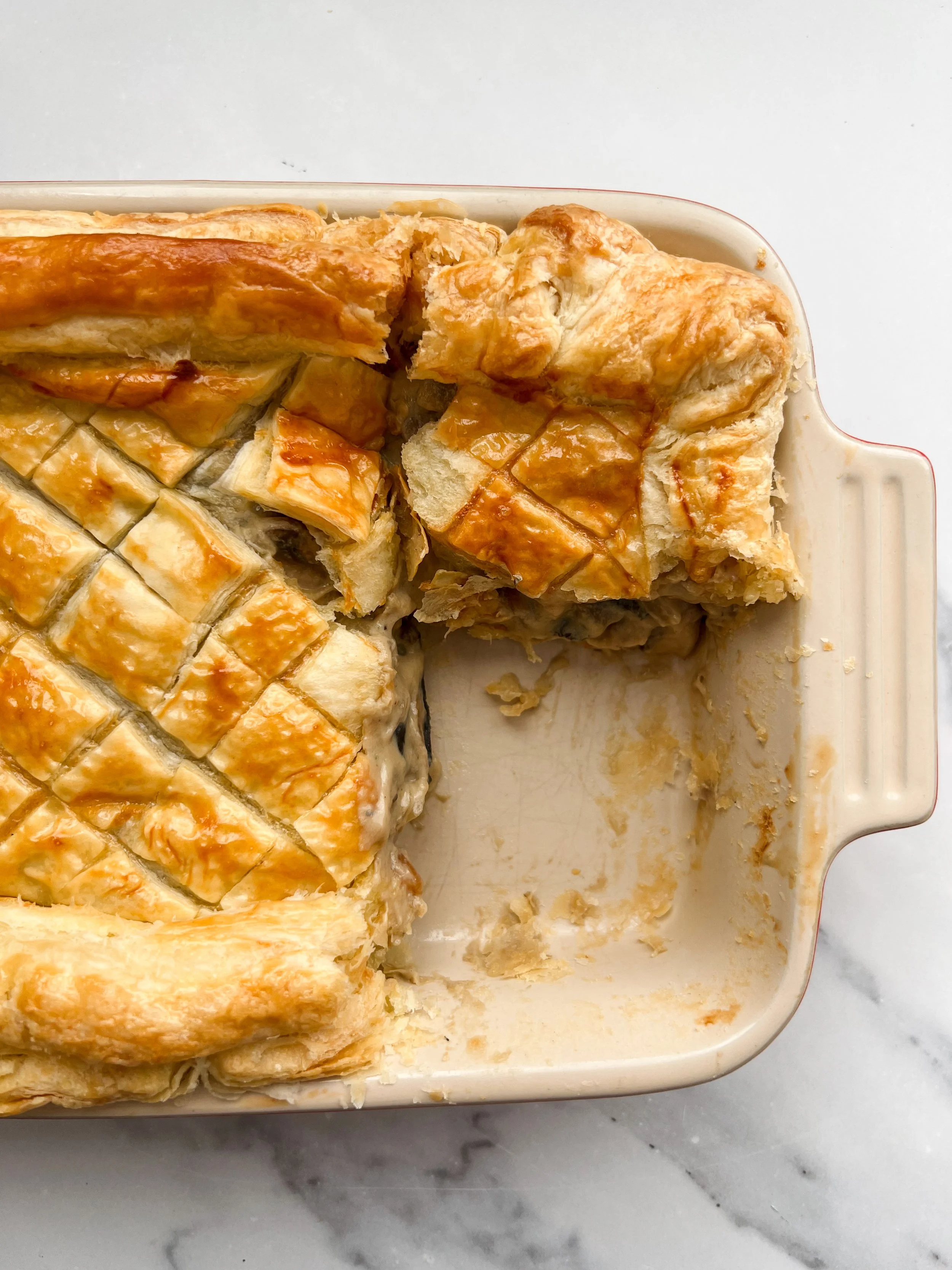 Mushroom Tofu Pie