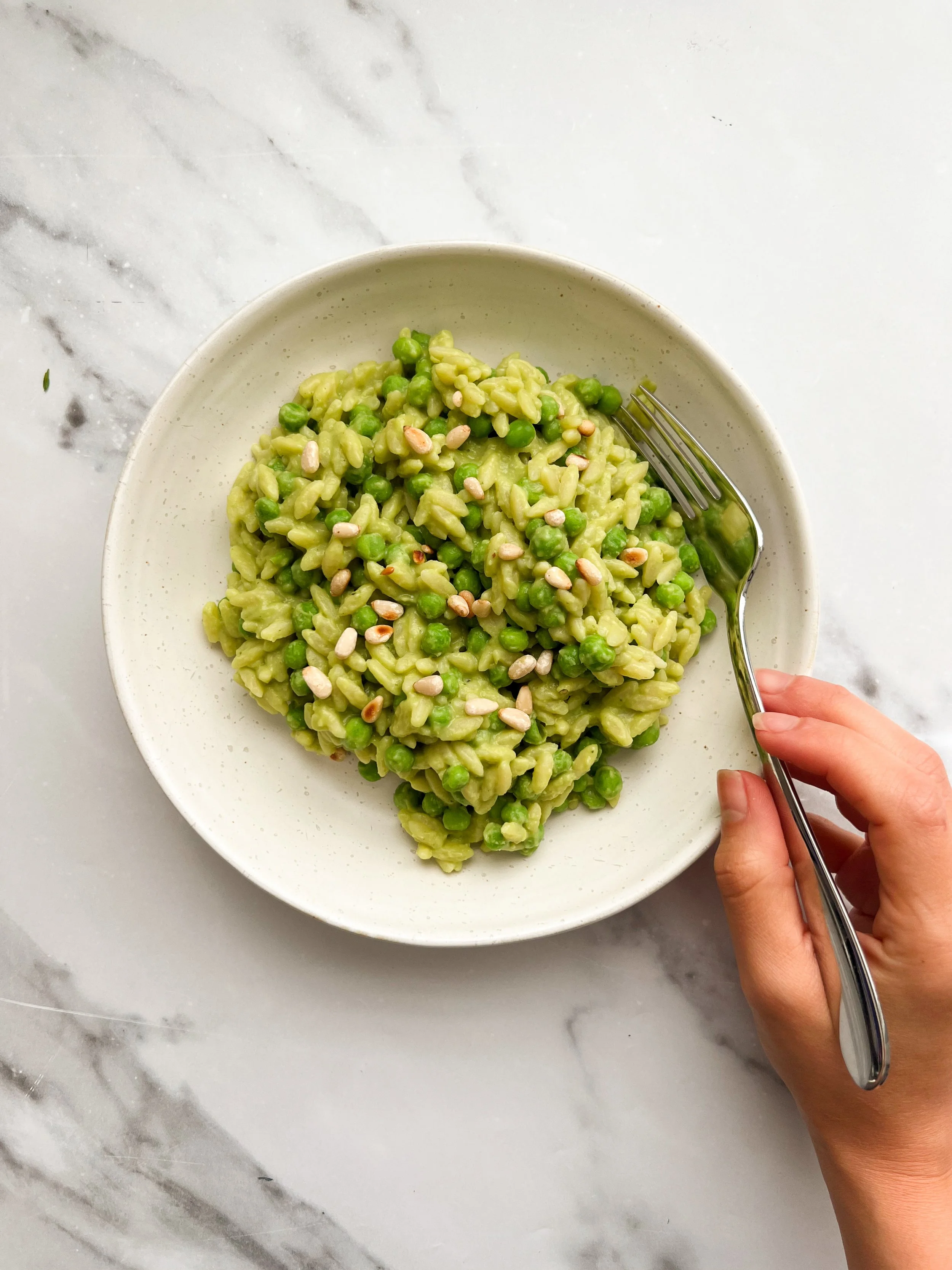 Bean Pesto Orzo