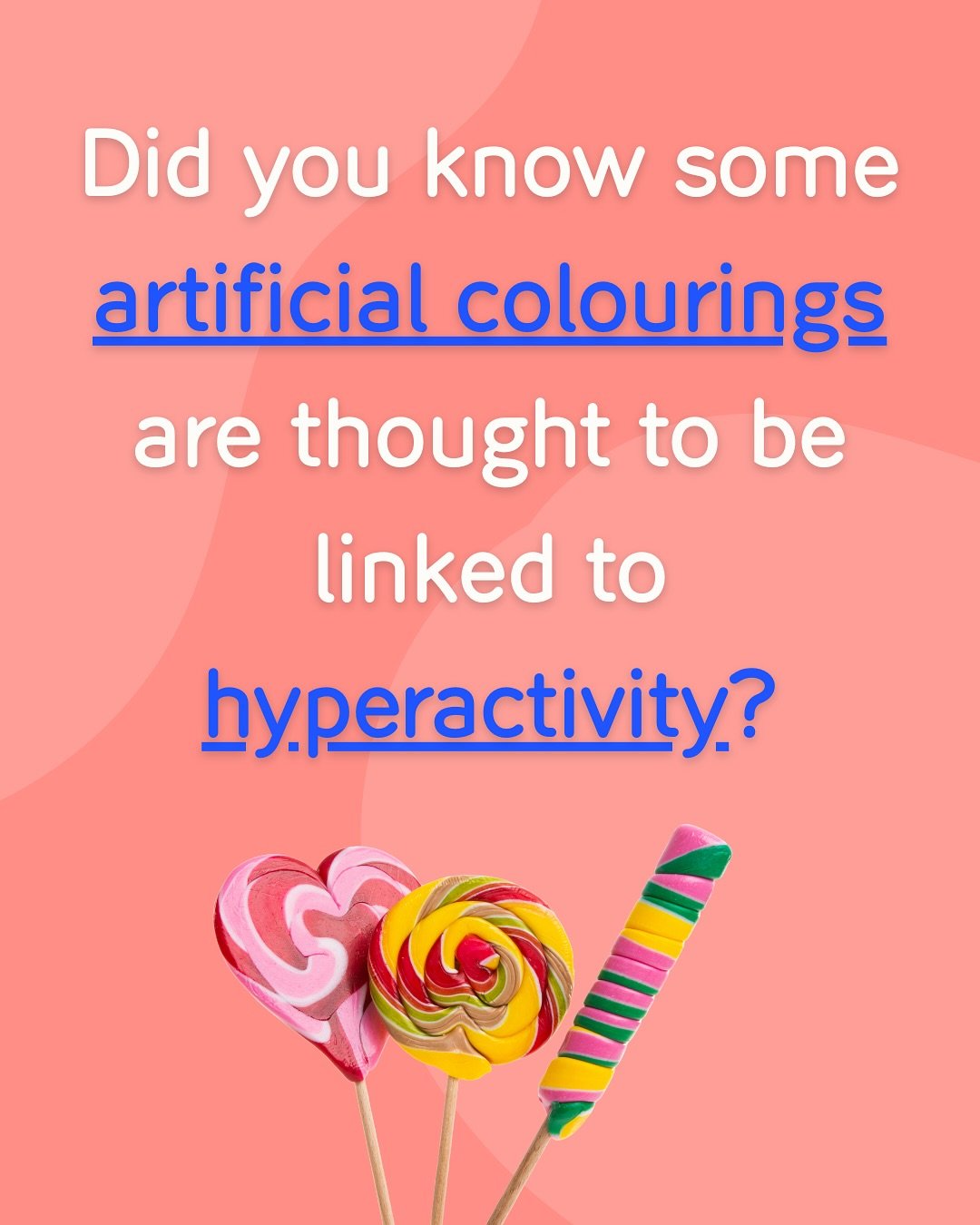 ARTIFICIAL COLOURINGS &amp; HYPERACTIVITY: WHAT&rsquo;S THE EVIDENCE? 🎨🚫

Some artificial food colourings have been linked to increased hyperactivity in children, and this has been a growing area of interest in both public health and nutrition rese