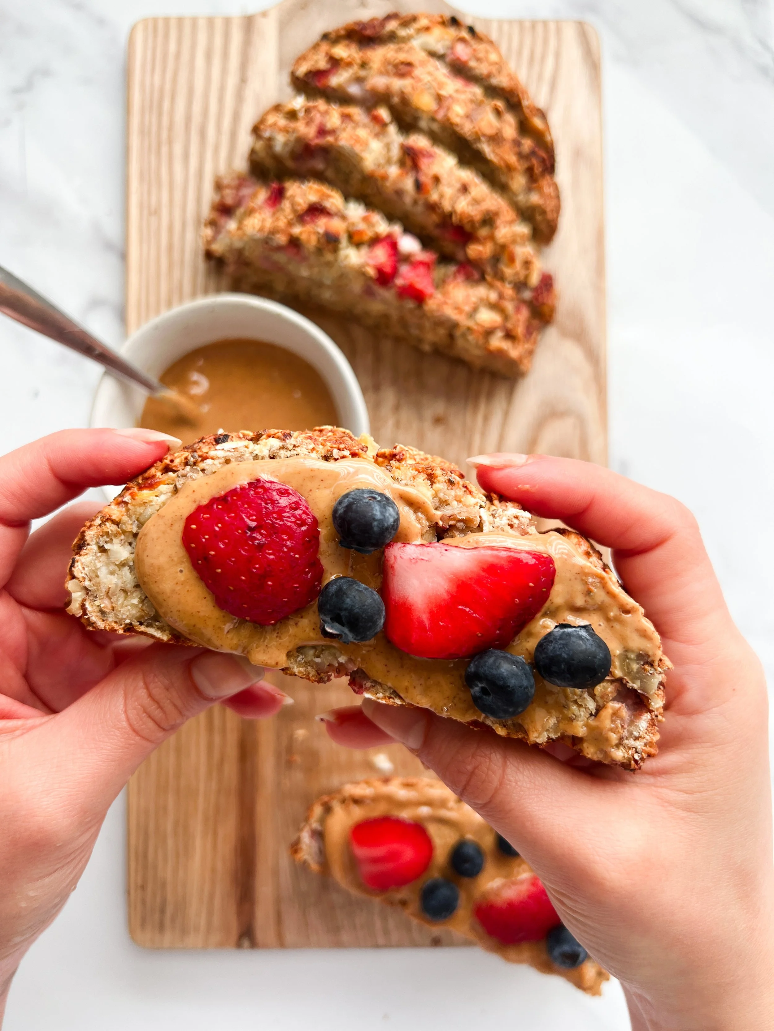 Strawberry Cottage Cheese Bread