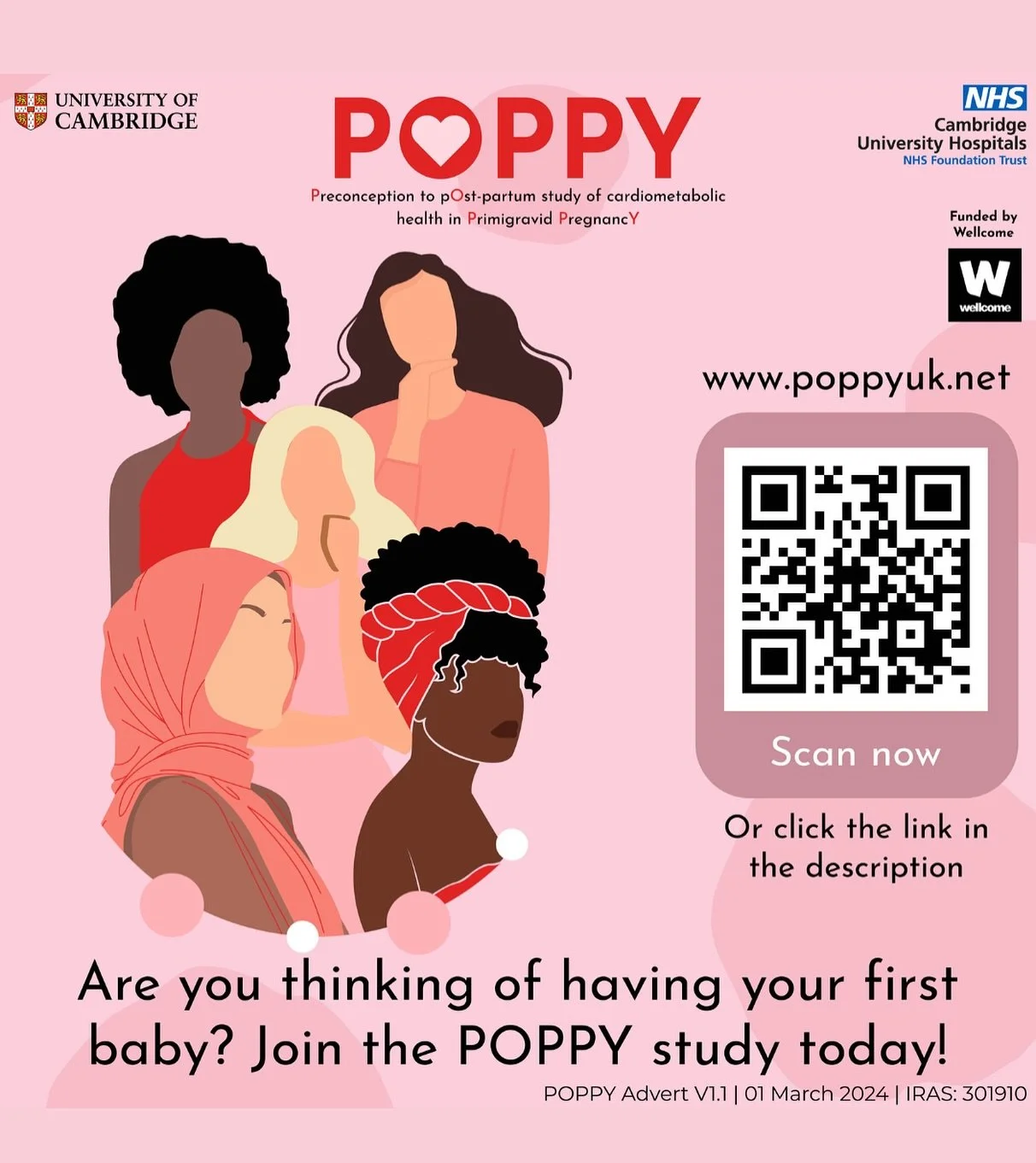 At Rhitrition Clinic, we&rsquo;re supporting the POPPY Study (@the.poppy.study), a UK research project that&rsquo;s investigating the link between pregnancy complications and long-term heart health.

✨ Why it matters: Women who experience placental c