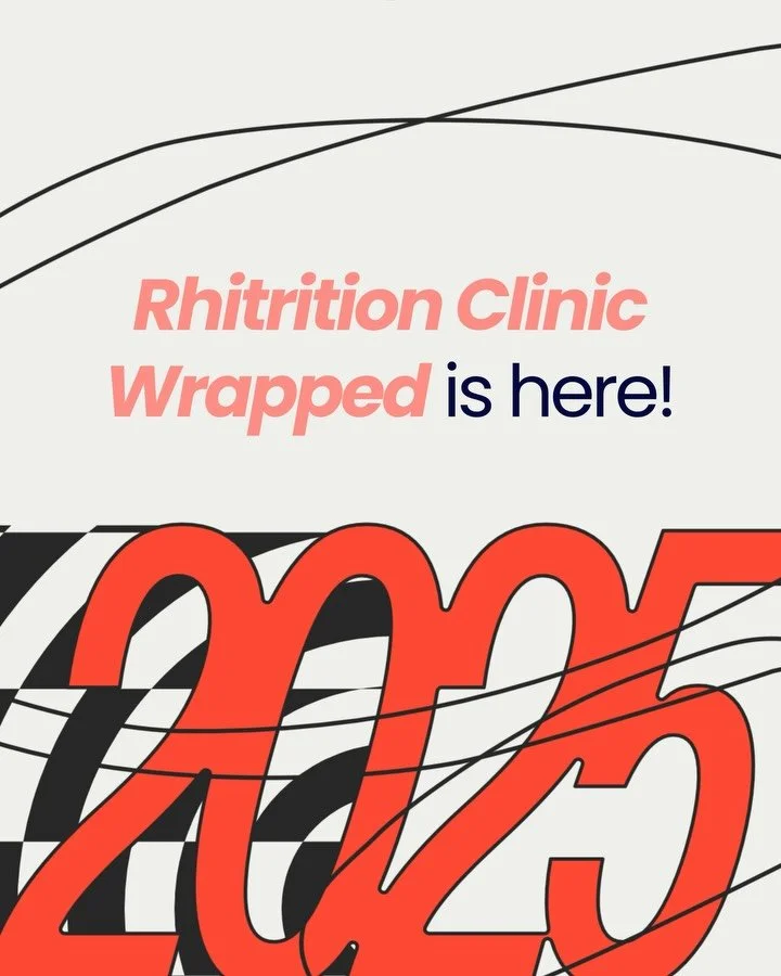 RHITRITION CLINIC WRAPPED ⏪

What a year it&rsquo;s been. It&rsquo;s been a busy and rewarding 12 months at Rhitrition Clinic, with two wonderful new clinicians joining our team and so many new faces beginning their journey with us. It has been a pri