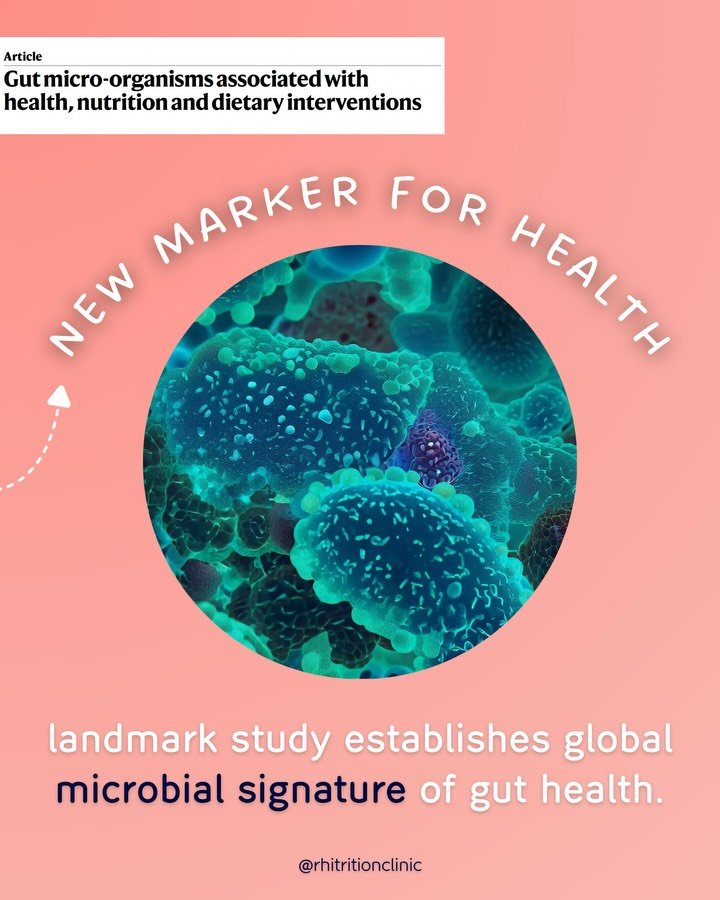 NEW landmark gut microbiome study published in @nature_the_journal 🧬✨

Scientists have analysed microbiome data from over 34,000 people and created a global ranking of species linked with metabolic and dietary health. Until now, defining a &ldquo;he