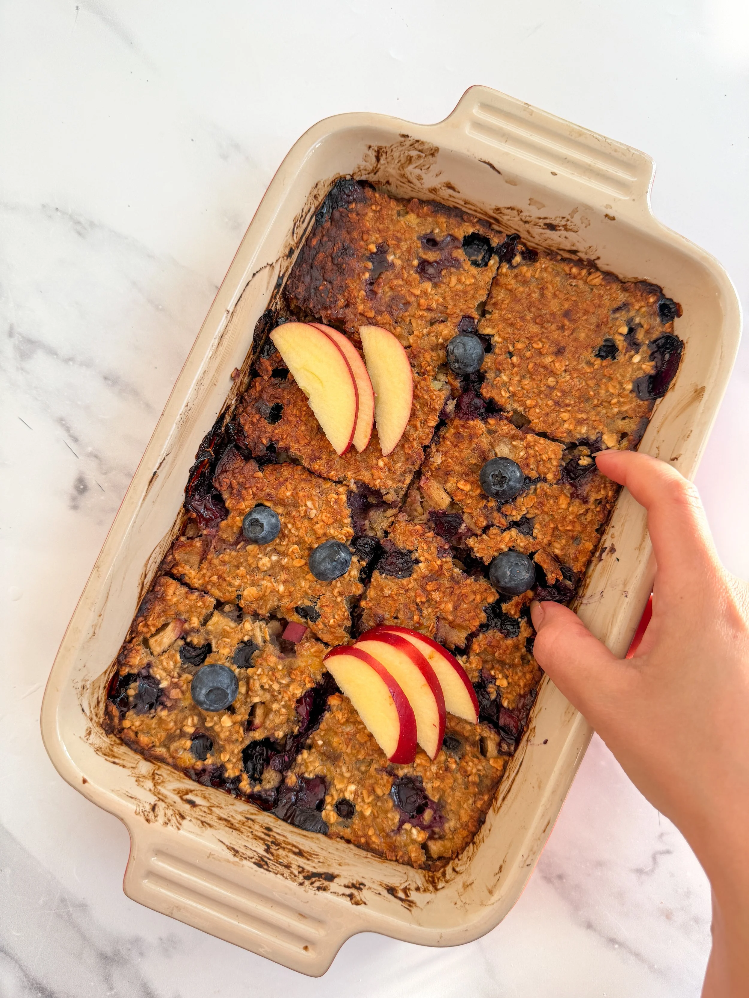 Apple &amp; Blueberry Oat Bars