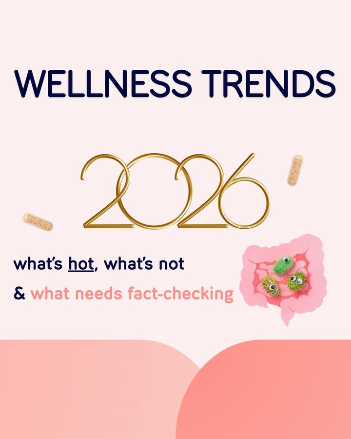 WELLNESS TRENDS WE&rsquo;RE WATCHING IN 2026 ✨ 
🌾 Fibre goes mainstream Fibre is finally having its moment, and for good reason. Low intake is linked to constipation, gut issues and even long-term disease risk.
 Expect more fibre-rich products, gut-