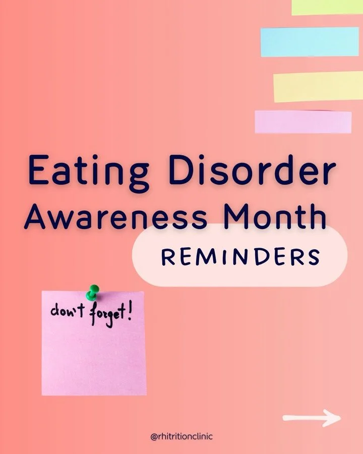 Eating Disorder Awareness Month 🌿

In the UK, eating disorders affect an estimated 1.25 million people, and research suggests that many more may be struggling without a diagnosis. They can impact people of any age, gender or background, and are comp