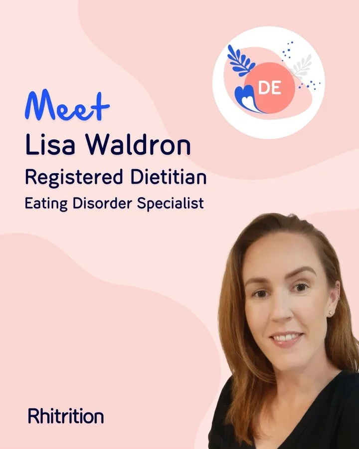 This week is Eating Disorder Awareness Week, and we want to take a moment to introduce an important member of our team, Lisa Waldron, our specialist Eating Disorder Dietitian 🤍

Lisa has years of experience supporting individuals living with eating 