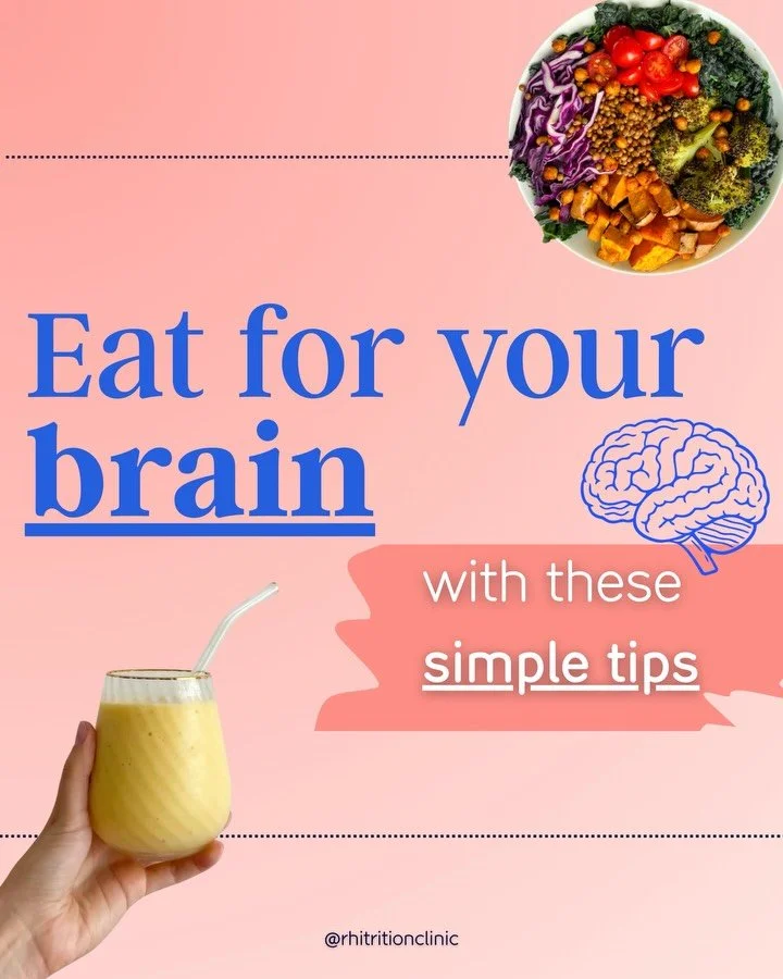 Your brain is working 24/7 - and the foods we eat can play an important role in supporting everything from concentration and energy levels to mood and overall wellbeing 🧠✨

For Mental Health Awareness Month, we wanted to highlight some simple, evide