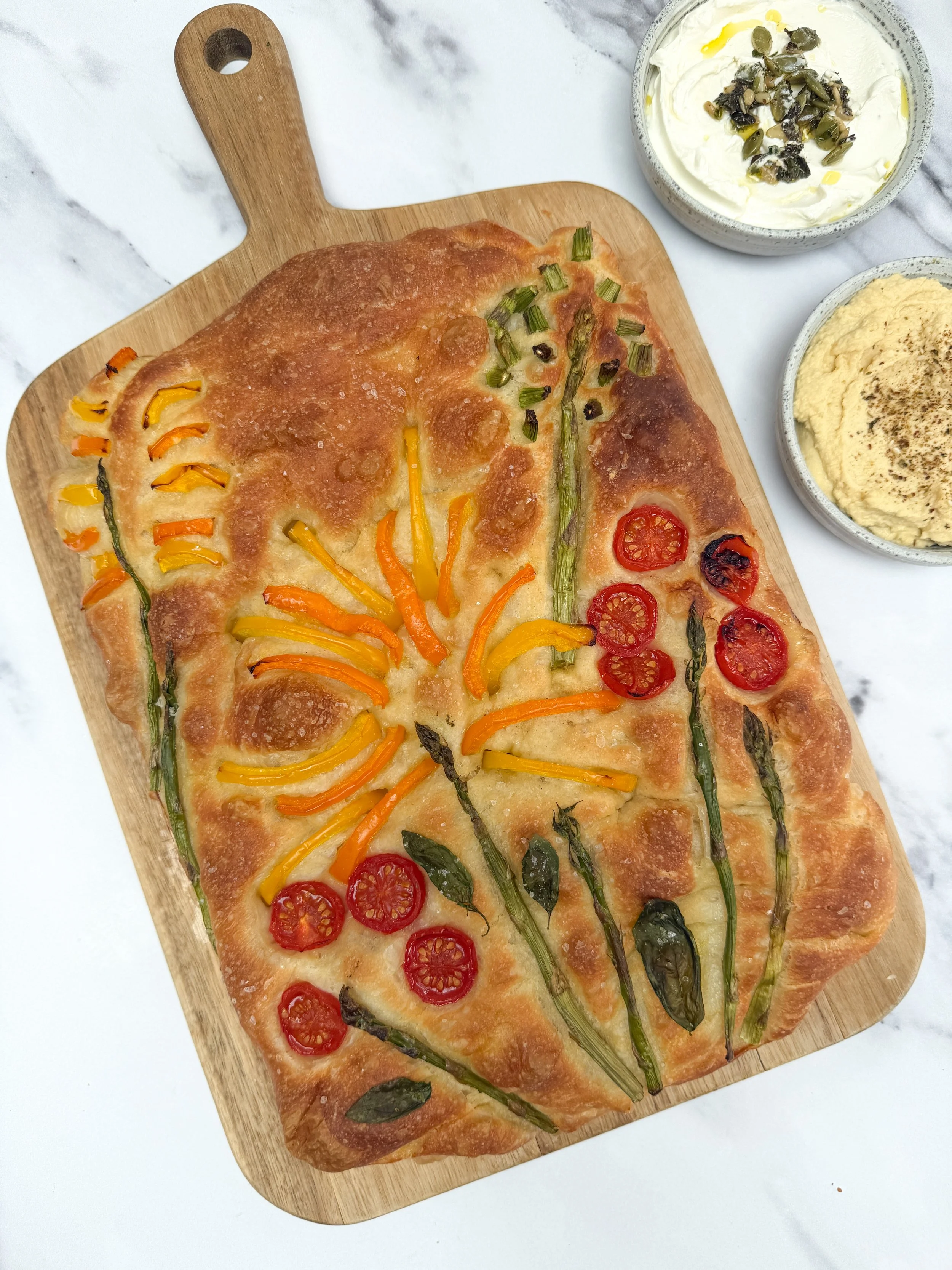 Easy Garden Focaccia Recipe