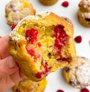 Mango &amp; Raspberry Muffins