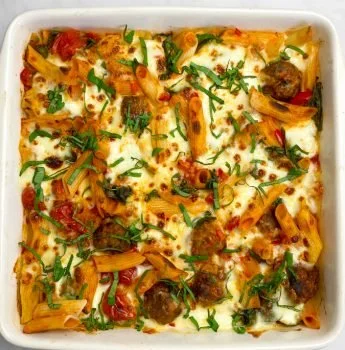 Veggie Meatball Bake