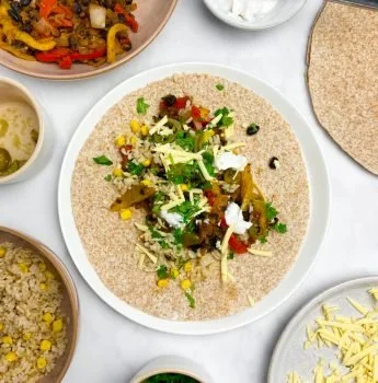 Veggie Bean Burritos