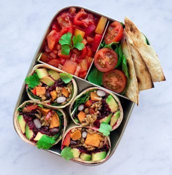 Black Bean &amp; Veg Burritos