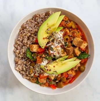 Olive &amp; Tomato Tofu Stew