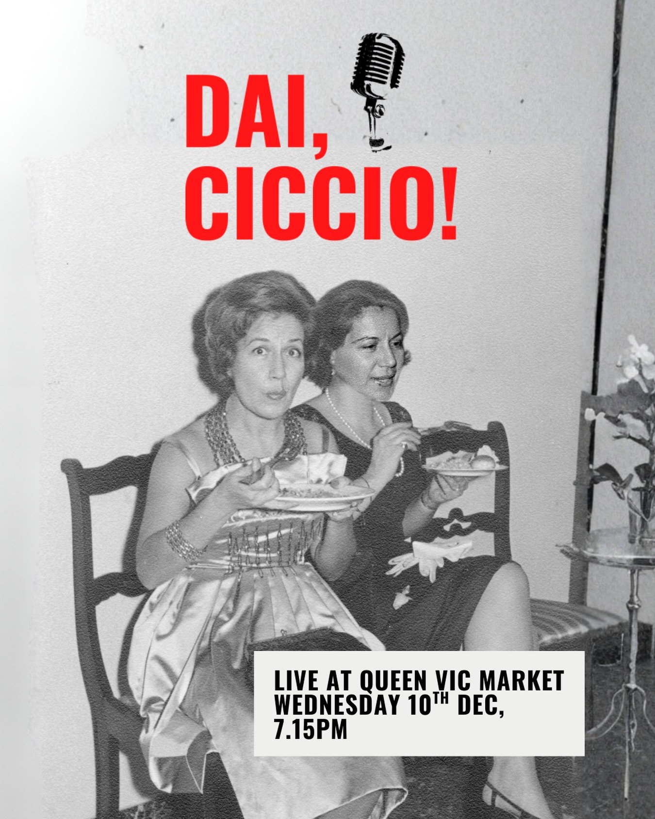 Ciao ragazzi!

We&rsquo;re playing at the @thenightmarket @vicmarket Vic this Wednesday at 7.15pm, and we cannot wait.

Come grab your favourite market snacks, then wander over and let us hit you with some Italian jazz, a few cheeky classics, and the