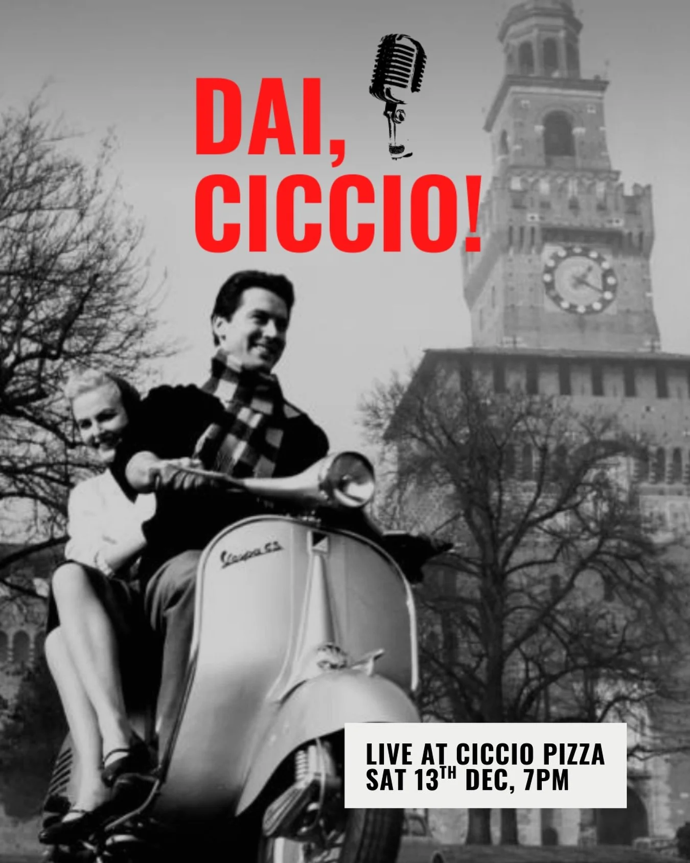 We&rsquo;re so excited to share that this Saturday, we&rsquo;re returning to where it all began&hellip; @cicciopizza__ . This little pizzeria isn&rsquo;t just a venue for us. It&rsquo;s the reason we&rsquo;re called Dai, Ciccio!! We chose the name as