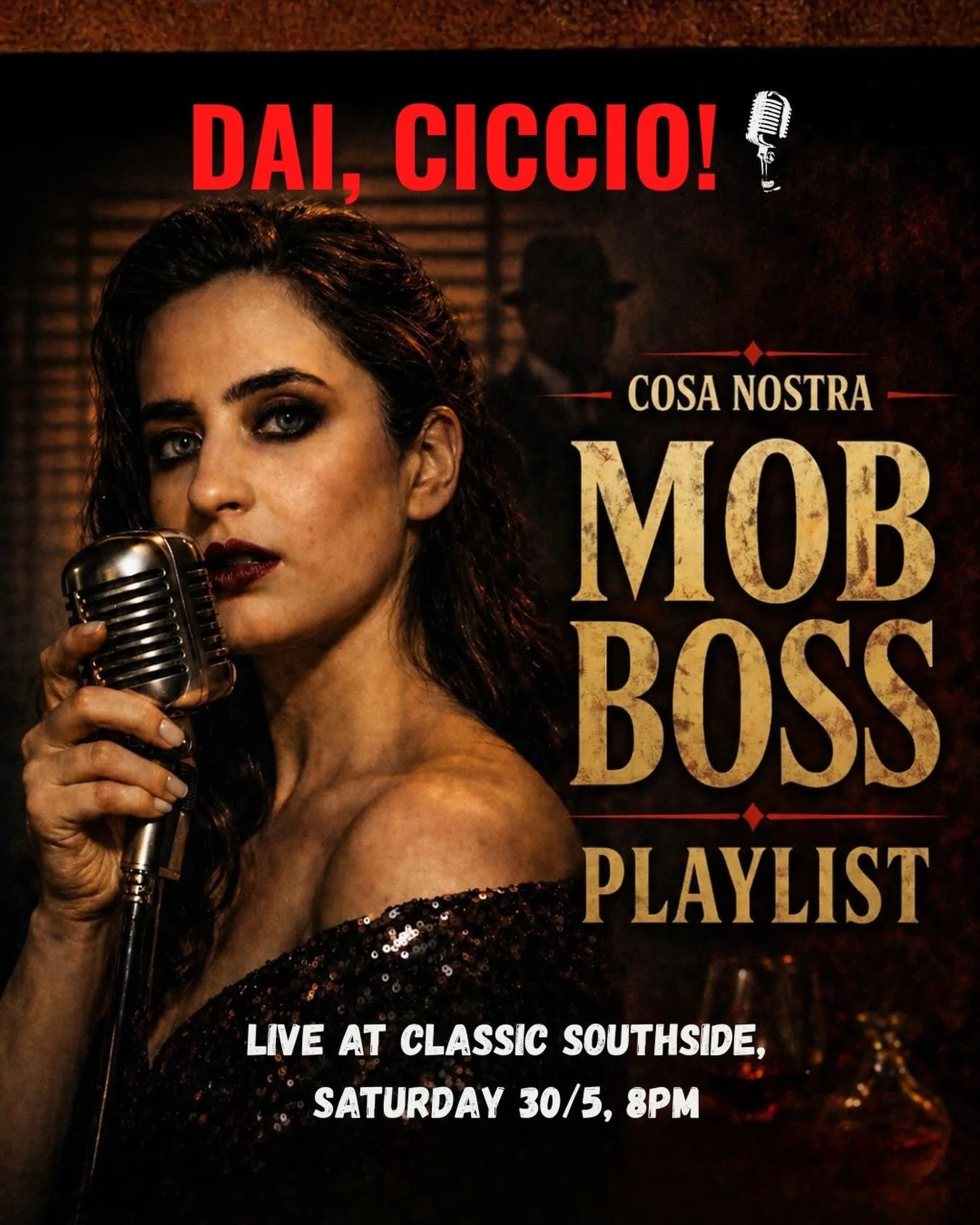 We have been waiting a long time for this one. 🖤

Cosa Nostra: The Mob Boss Playlist is our debut at @southsideatclassic. Expect a full concert of Italian mafia music: think Godfather, Goodfellas, The Sopranos. 

And let&rsquo;s just say this show h