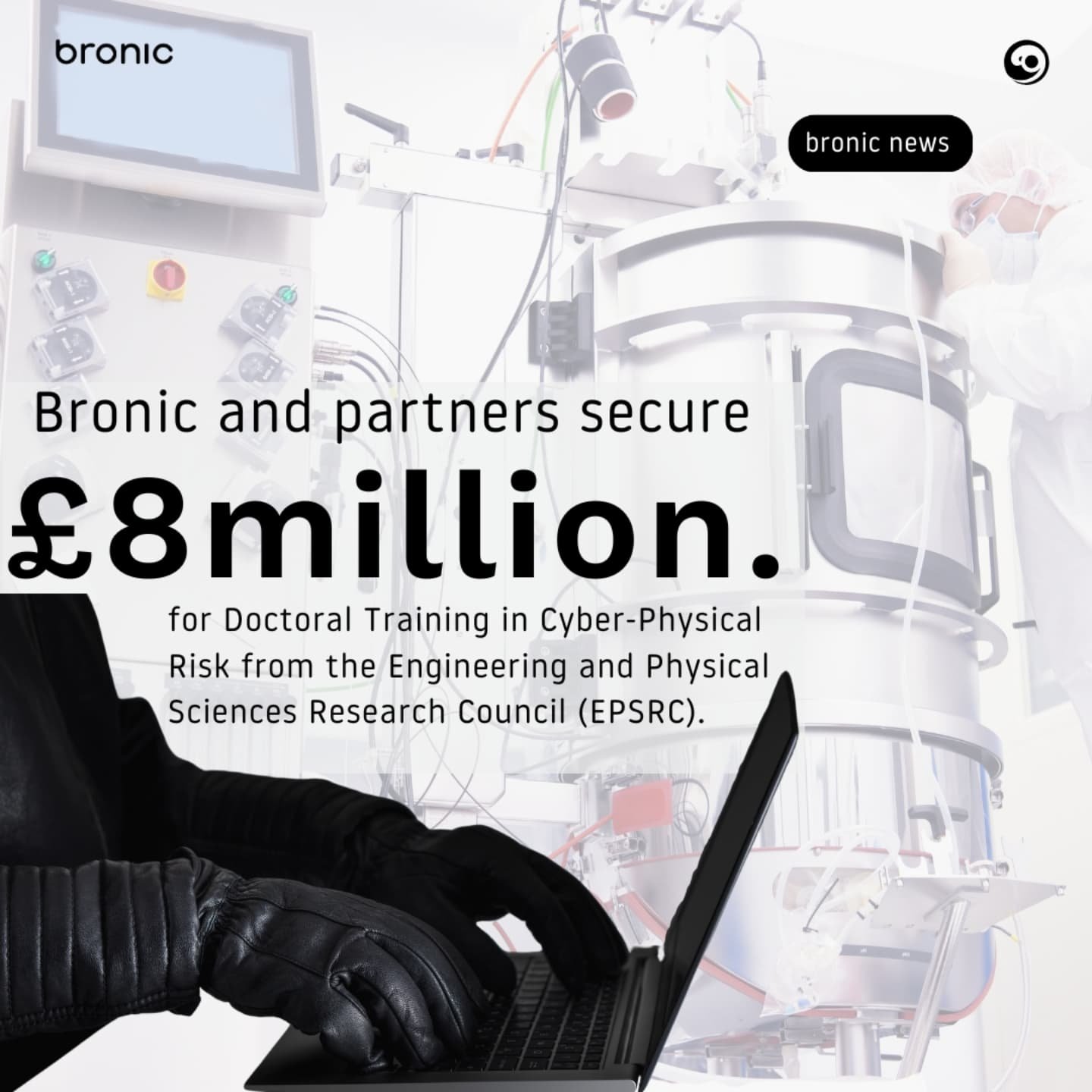 🎉 Big news! Bronic Ltd is thrilled to be a project partner in the new EPSRC Centre for Doctoral Training in Cyber-Physical Risk at UCL! 🚀🔐 We're joining forces with leading experts to tackle the challenges of tomorrow's cyber-physical world. 🌐✨

