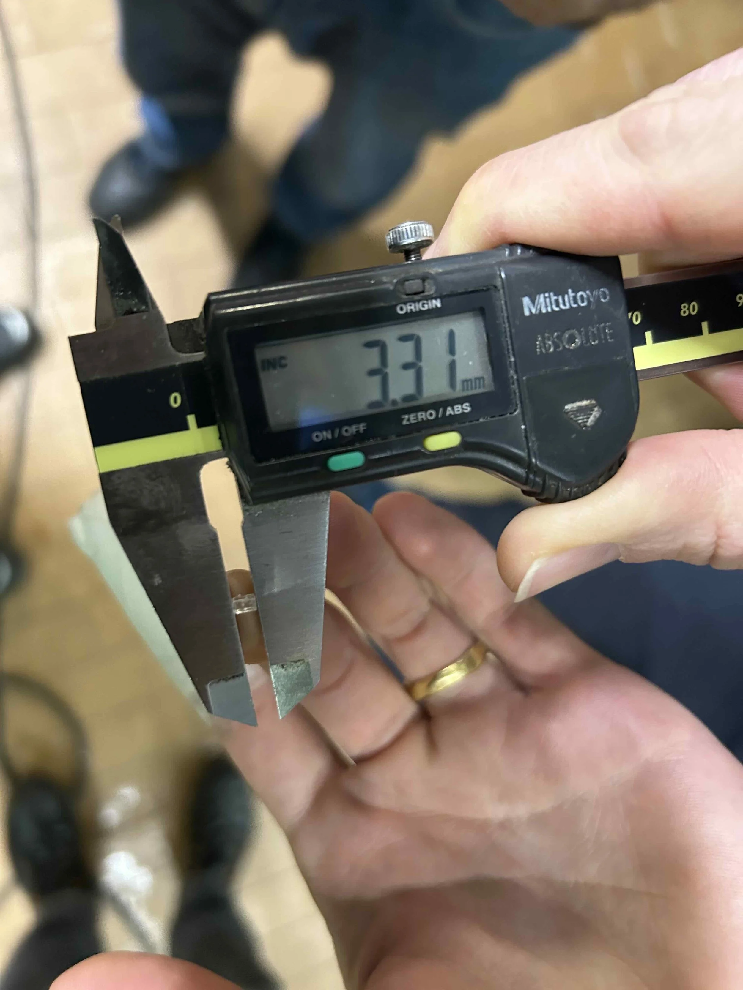 Crystal size measurement.