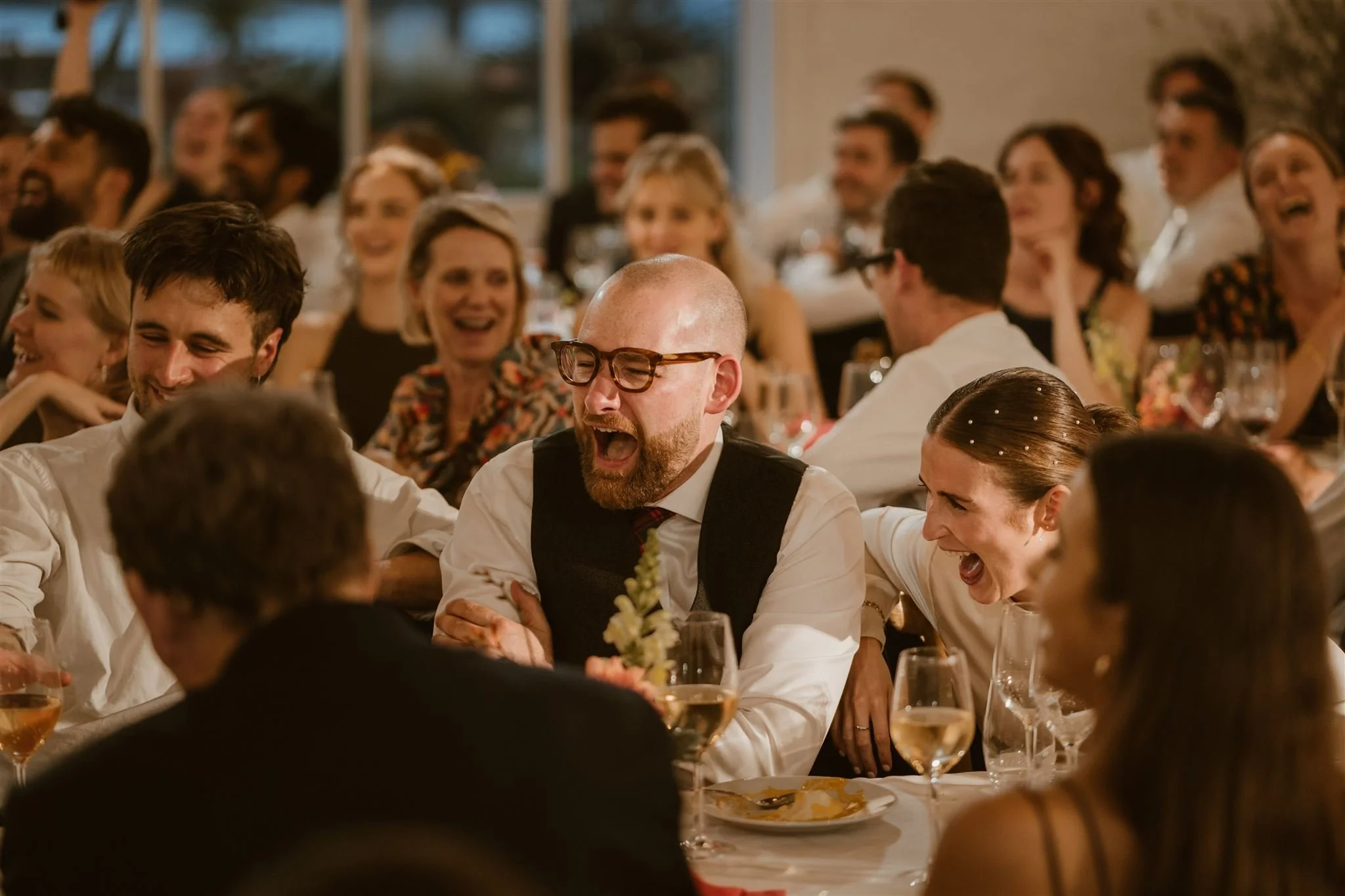 Artisan canape catering and bowl food presentation by London event caterer Tasting Plates