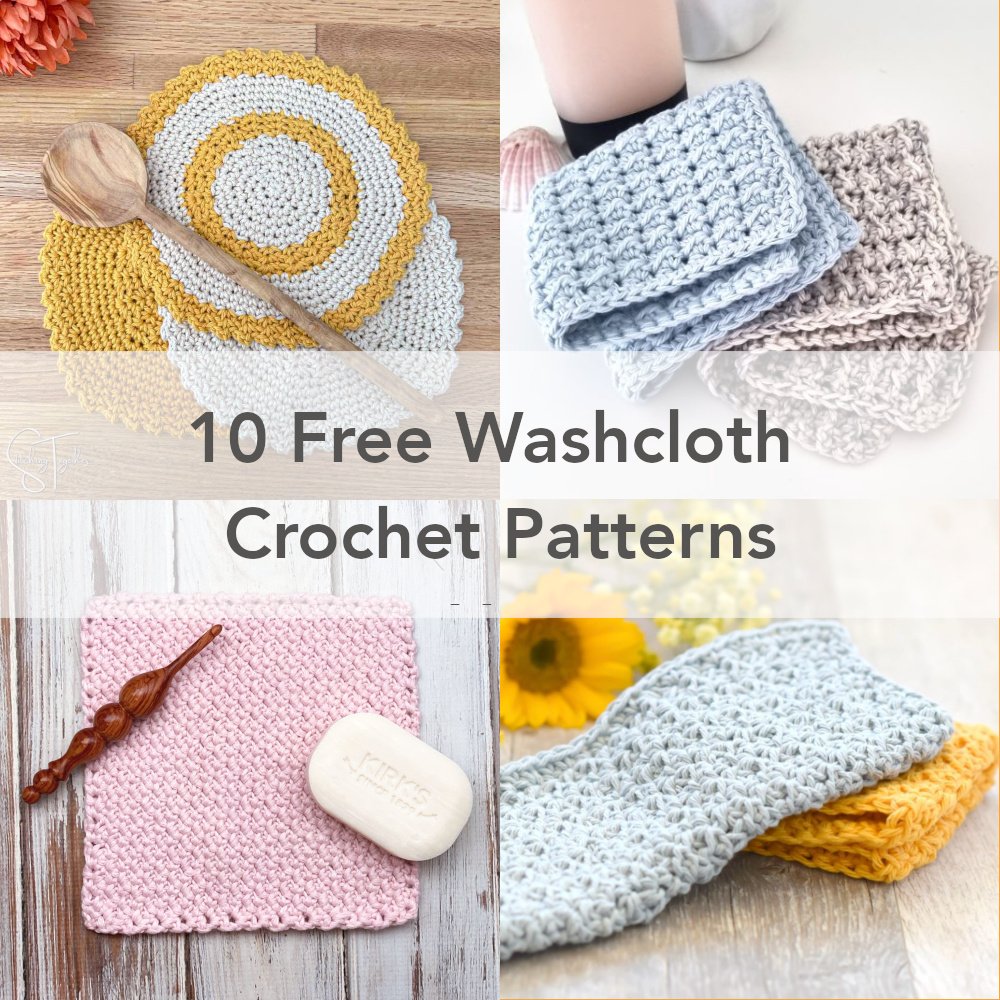 10 Free Washcloth Crochet Patterns
