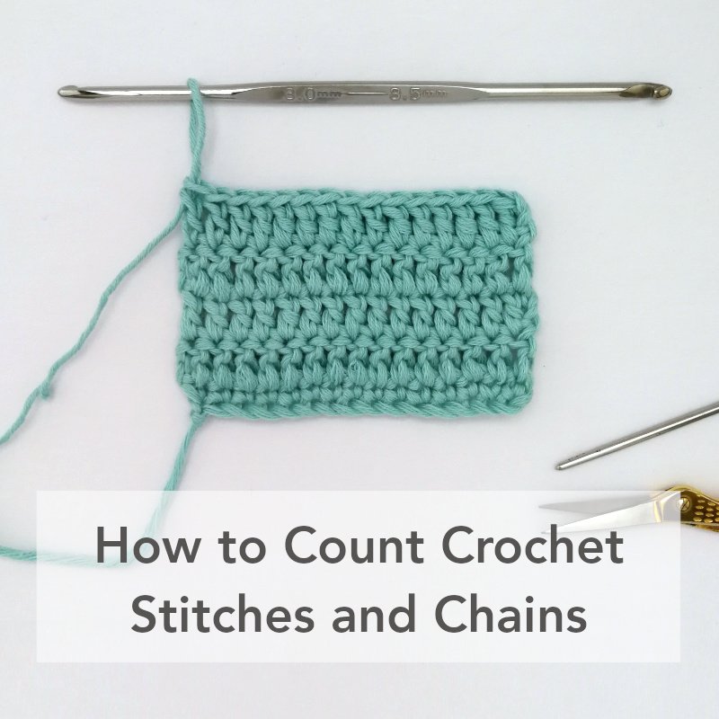 How to Count Crochet Stitches and Chains