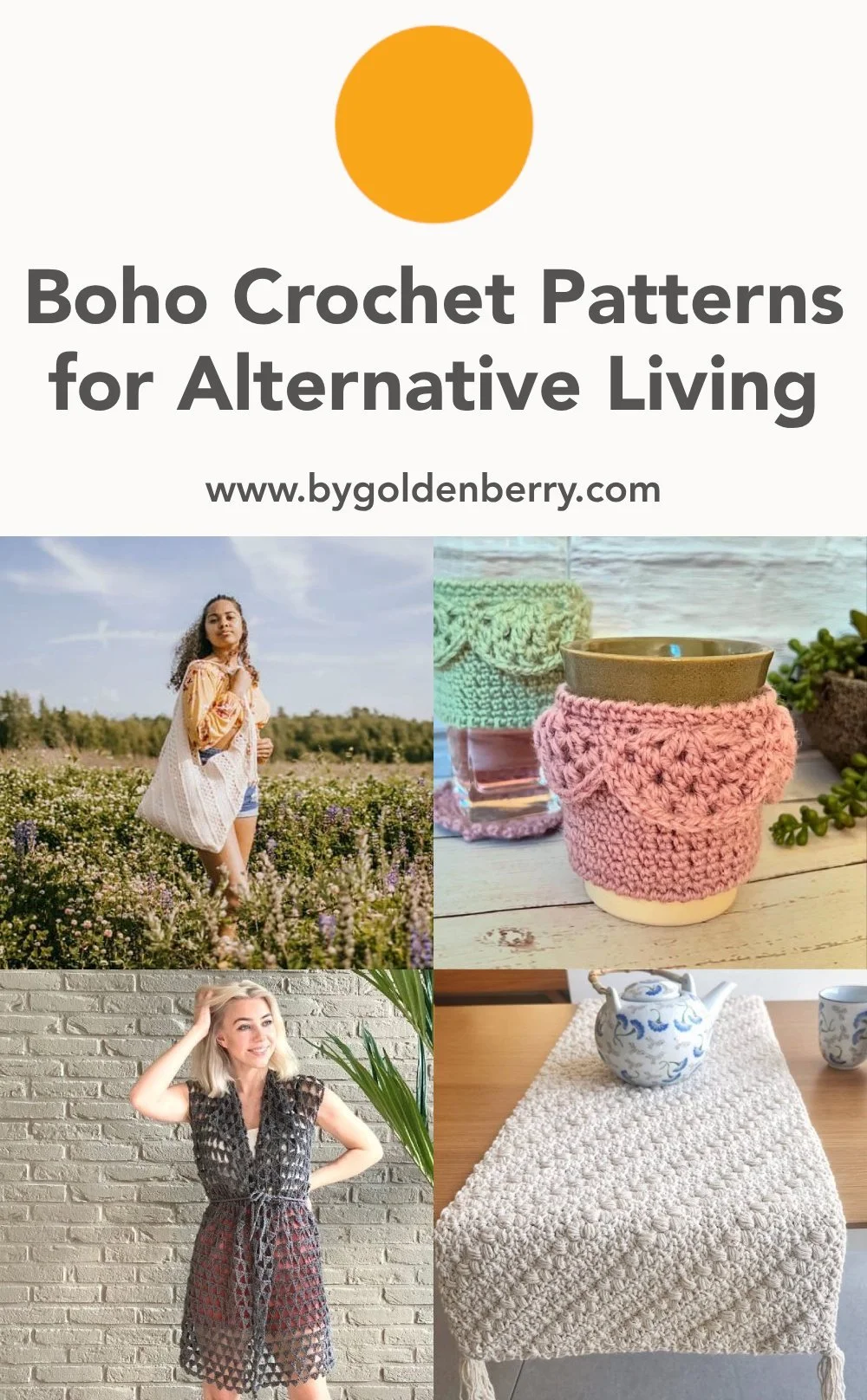 15 Boho Crochet Patterns — byGoldenberry